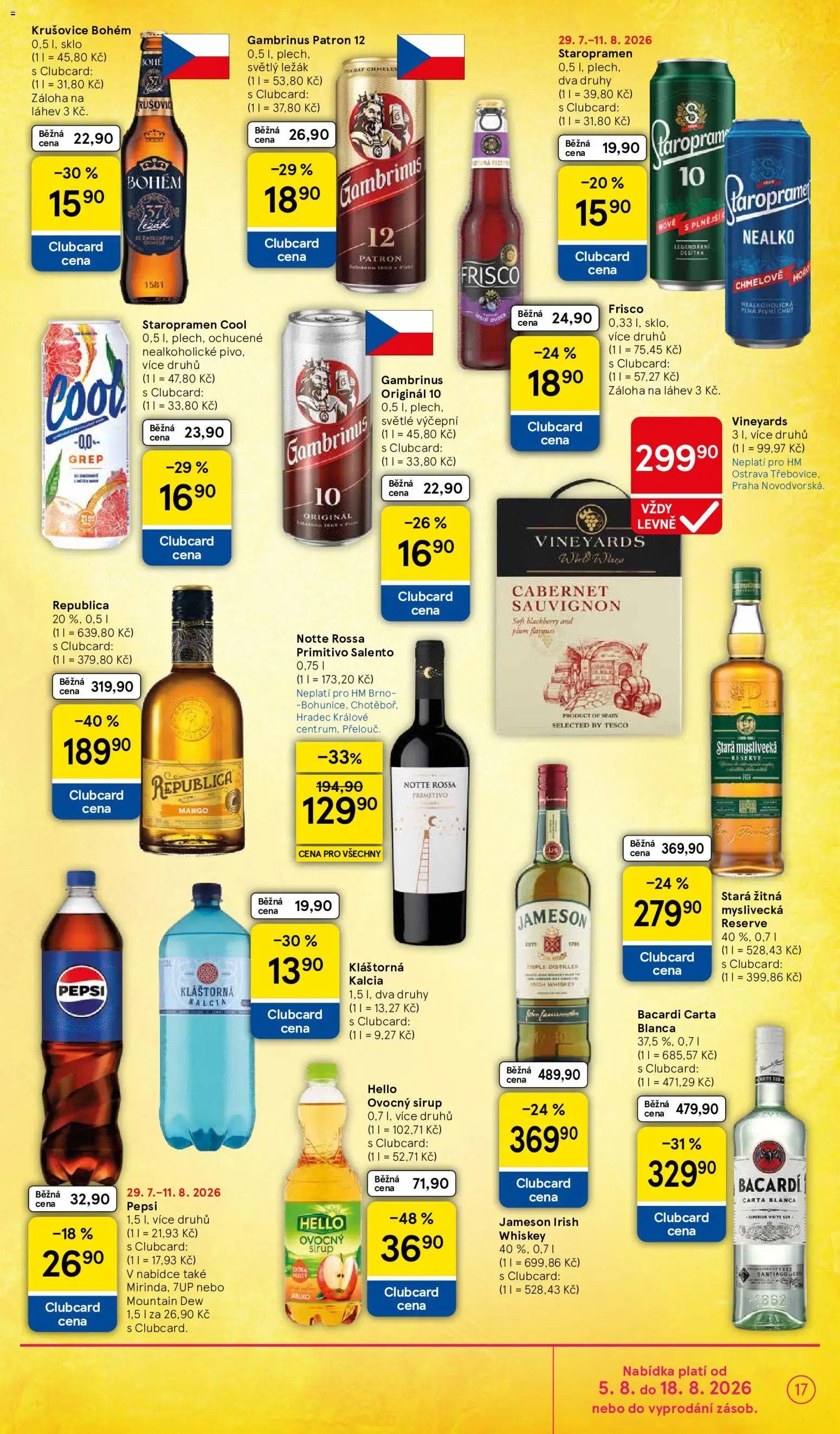 Tesco leták - Hypermarket od 05.08.2026 | Strana: 17
