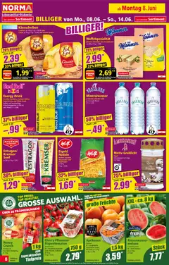 Norma Flugblatt ab 08.06.2026 gültig | Seite: 8 | Produkte: Zitrone, Melone, Nudeln
