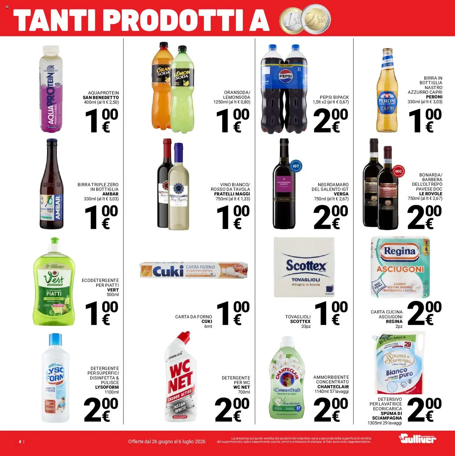 Volantino Gulliver del 26/06/2026 | Pagina: 4