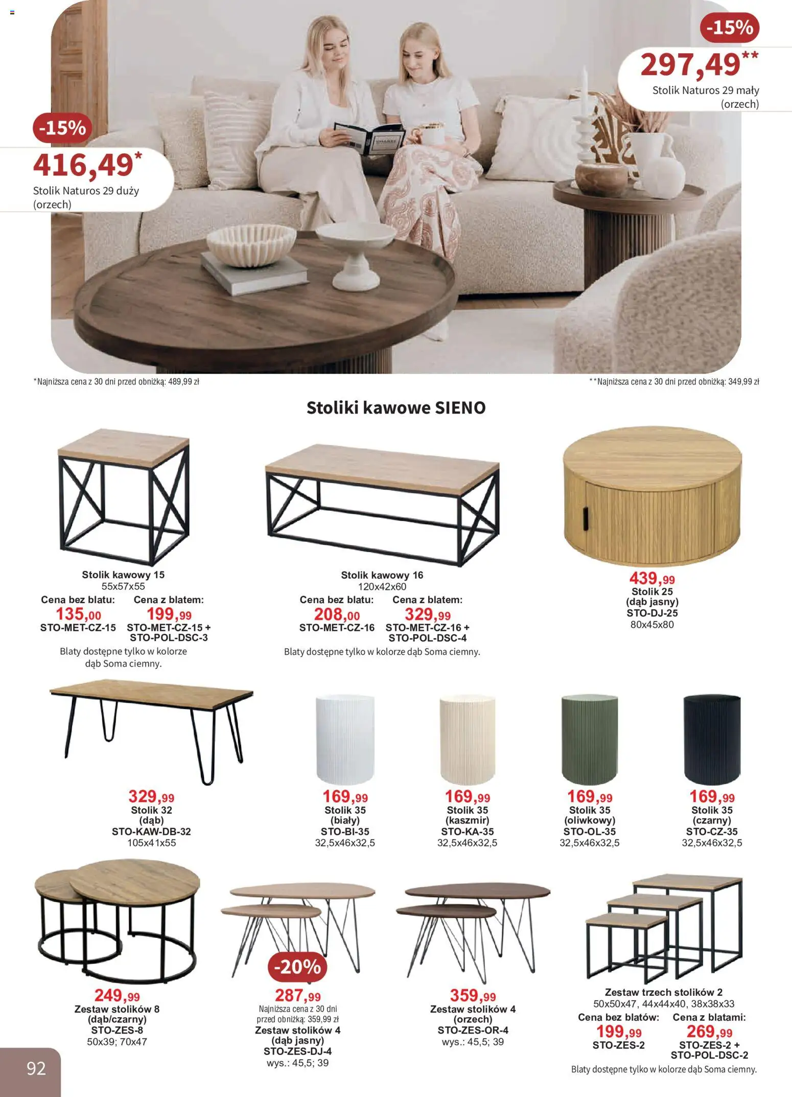 Bodzio Katalog od 01.08.2026 | Strona: 92 | Produkty: Stolik kawowy