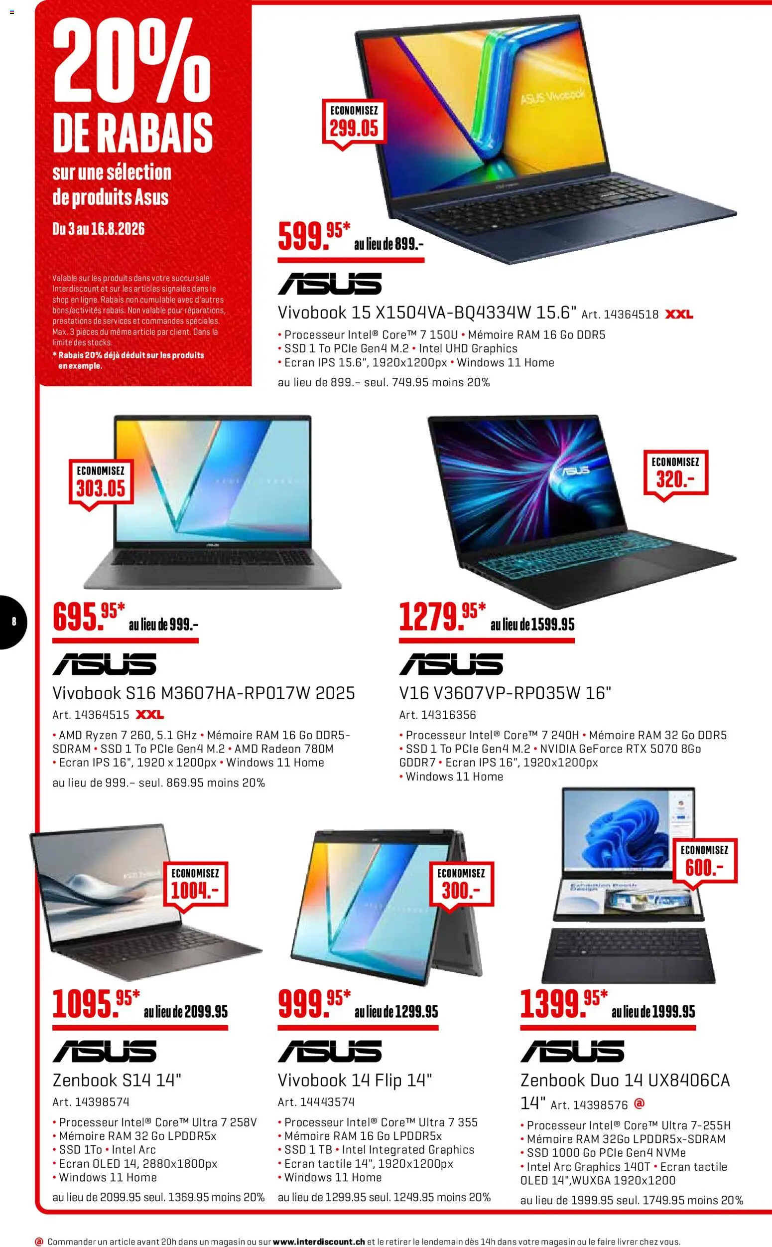 Interdiscount aktionen FR – gültig ab 03.08.2026 | Seite: 8