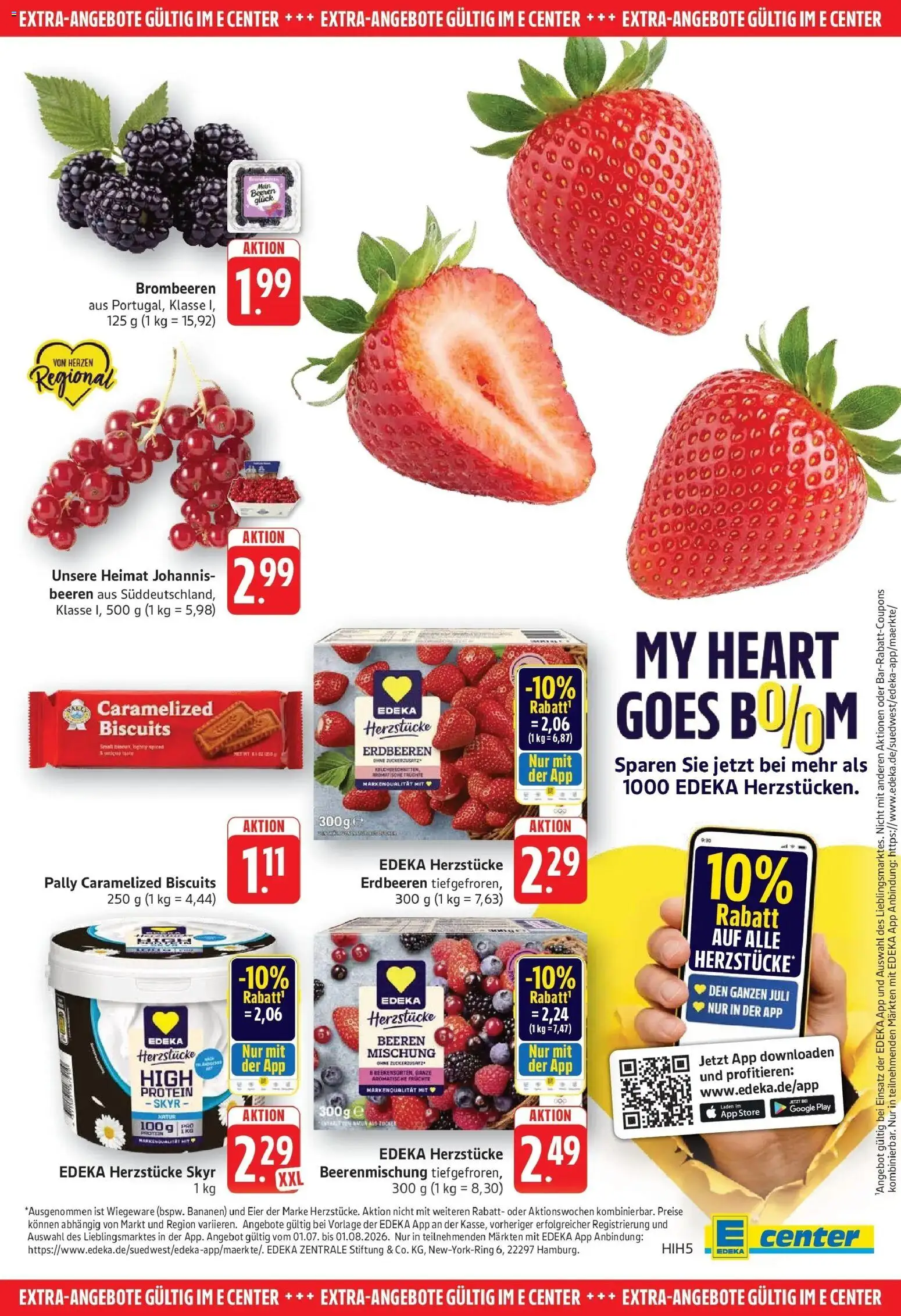 Edeka prospekt Göppingen – gültig ab 13.07.2026 | Seite: 29 | Produkte: Eier, Bananen, Skyr, Erdbeeren