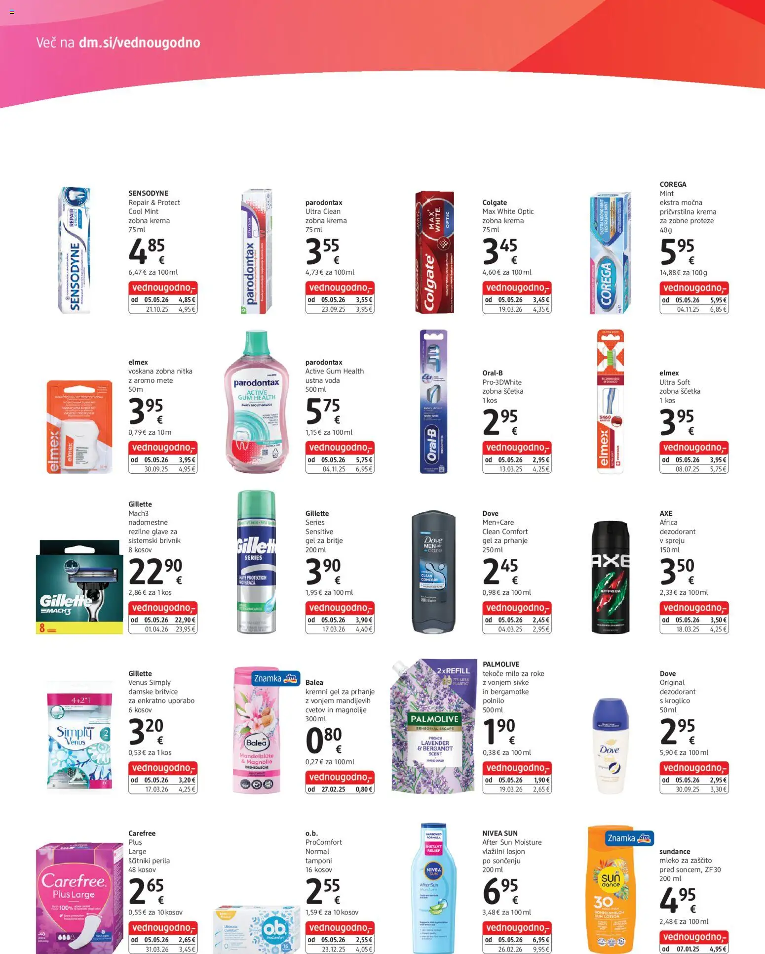 Novi DM Drogerie Markt katalog ponudbe – veljaven od 11.05.2026 | Stran: 2 | Izdelki: Tekoče milo, Kos, Milo, Ščitniki