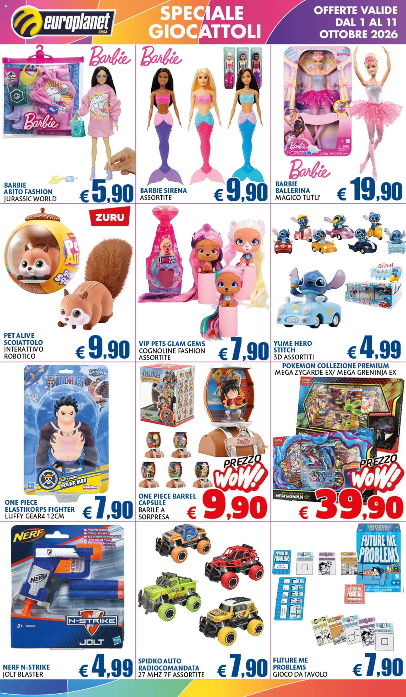 Volantino Europlanet Casa del 01/10/2026 | Pagina: 15 | Prodotti: Giocattoli, Abito, Gioco, Tavolo