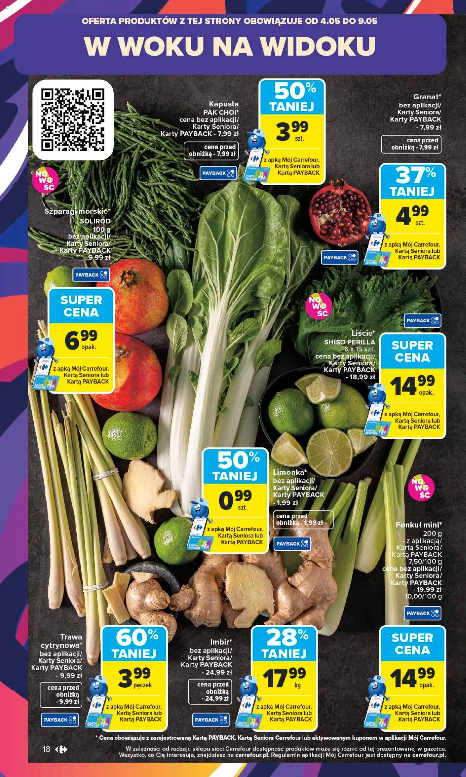 Carrefour gazetka od 04.05.2026 | Strona: 20 | Produkty: Kapusta, Karta, Limonka, Szparagi