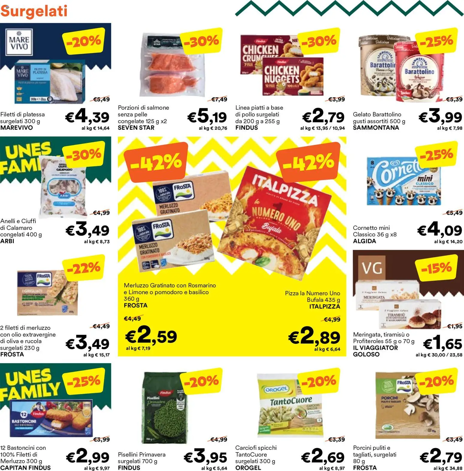 Volantino Unes del 12/08/2026 | Pagina: 2 | Prodotti: Rosmarino, Pollo, Olio extravergine di oliva, Profiteroles