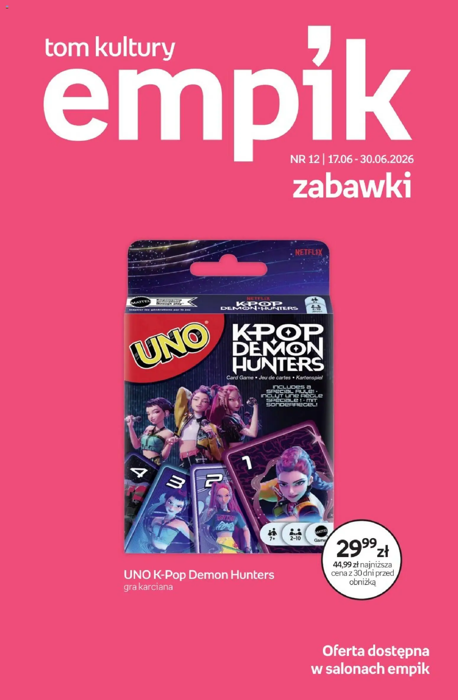 Empik promocje - Tom kultury Zabawki od 17.06.2026 | Strona: 1