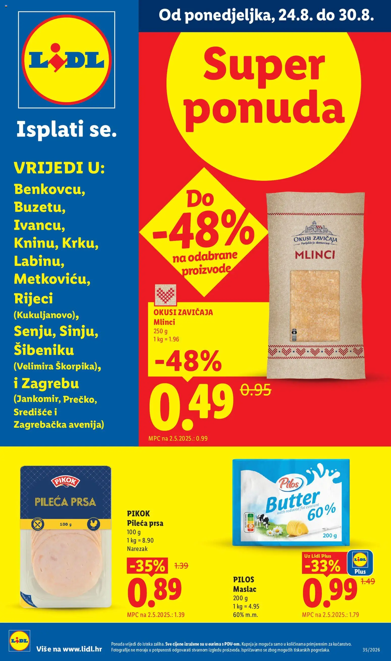 Lidl katalog | vrijedi od 24.08.2026 | Stranica: 1