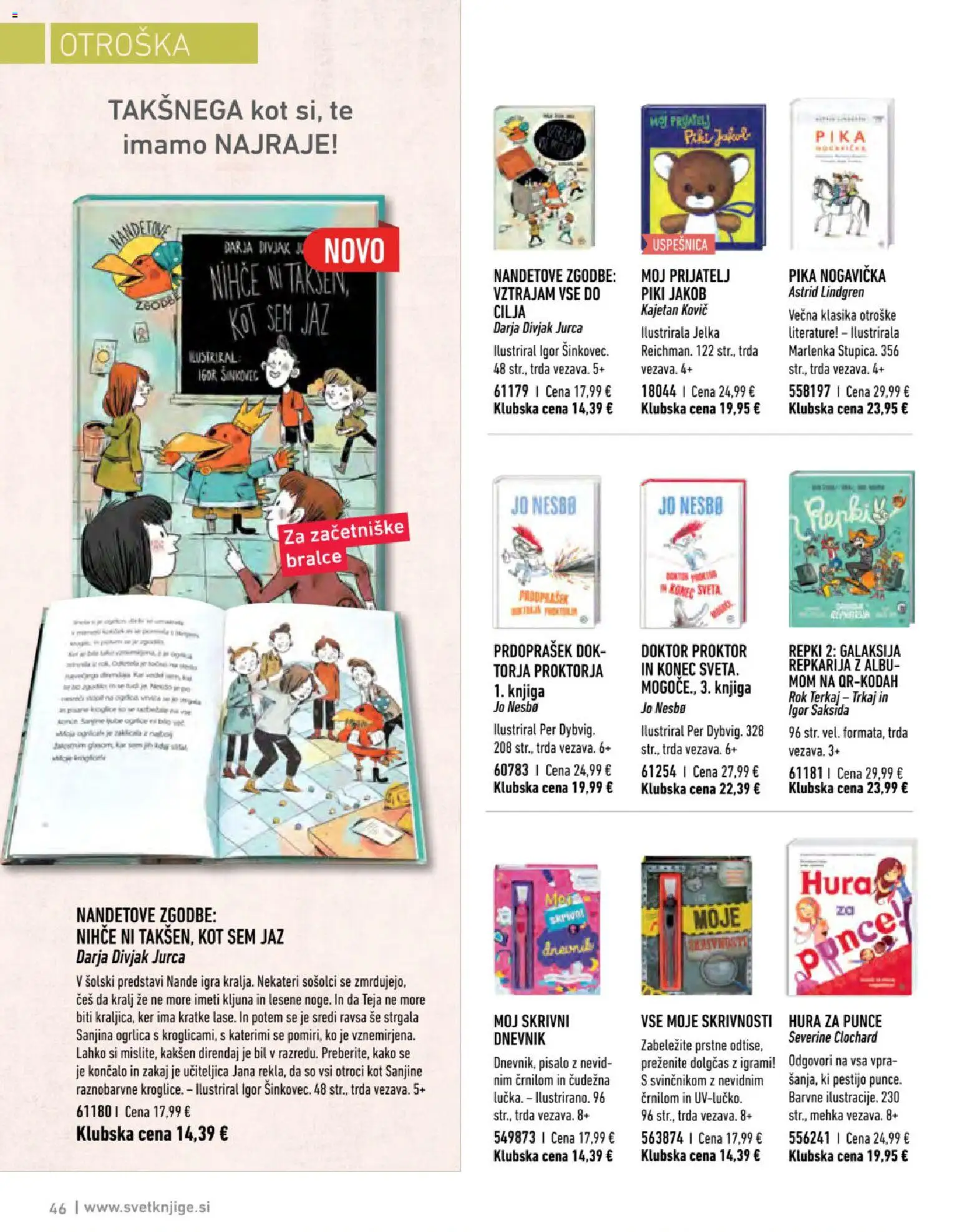 Novi Mladinska Knjiga katalog ponudbe – veljaven od 01.04.2026 | Stran: 47 | Izdelki: Igra, Knjiga