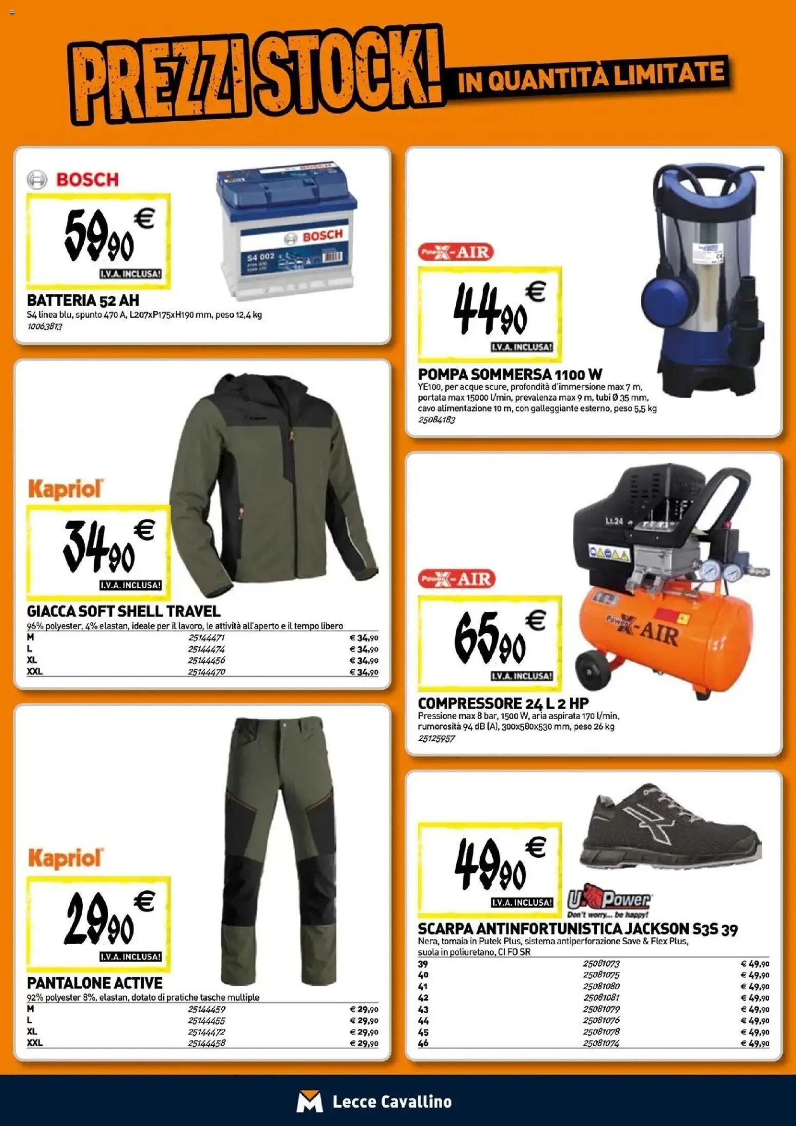 Nuovo TECNOMAT - Straordinari prezzi stock! dal 24/09/2026 > offerte anteprima 🛍️ | Pagina: 22 | Prodotti: Cavo, Tubi, Tasche, Batteria