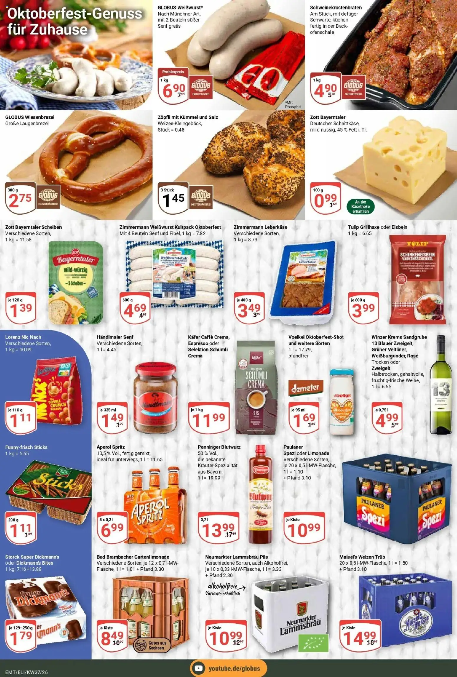 Globus Prospekt Erfurt-Linderbach – gültig ab 07.09.2026 | Seite: 25 | Produkte: Bad, Pils, Salz, Kuchen