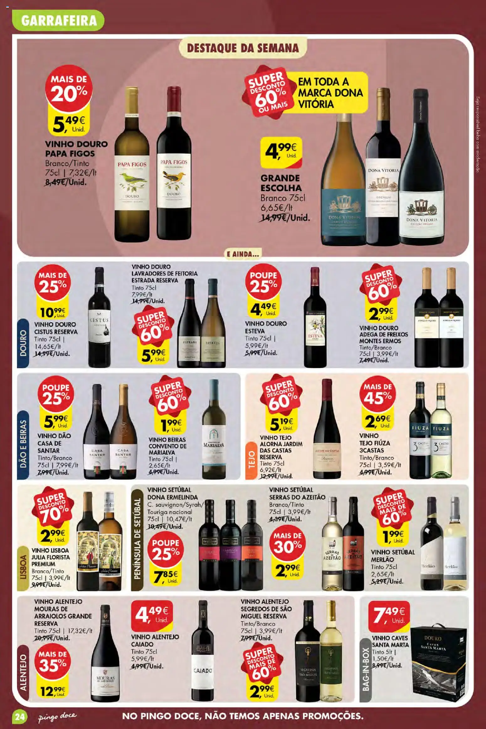 Pingo Doce Poupe Esta Semana Açores │ válido de 03/09/2026 | Página: 24 | Produtos: Figos, Papa, Vinho