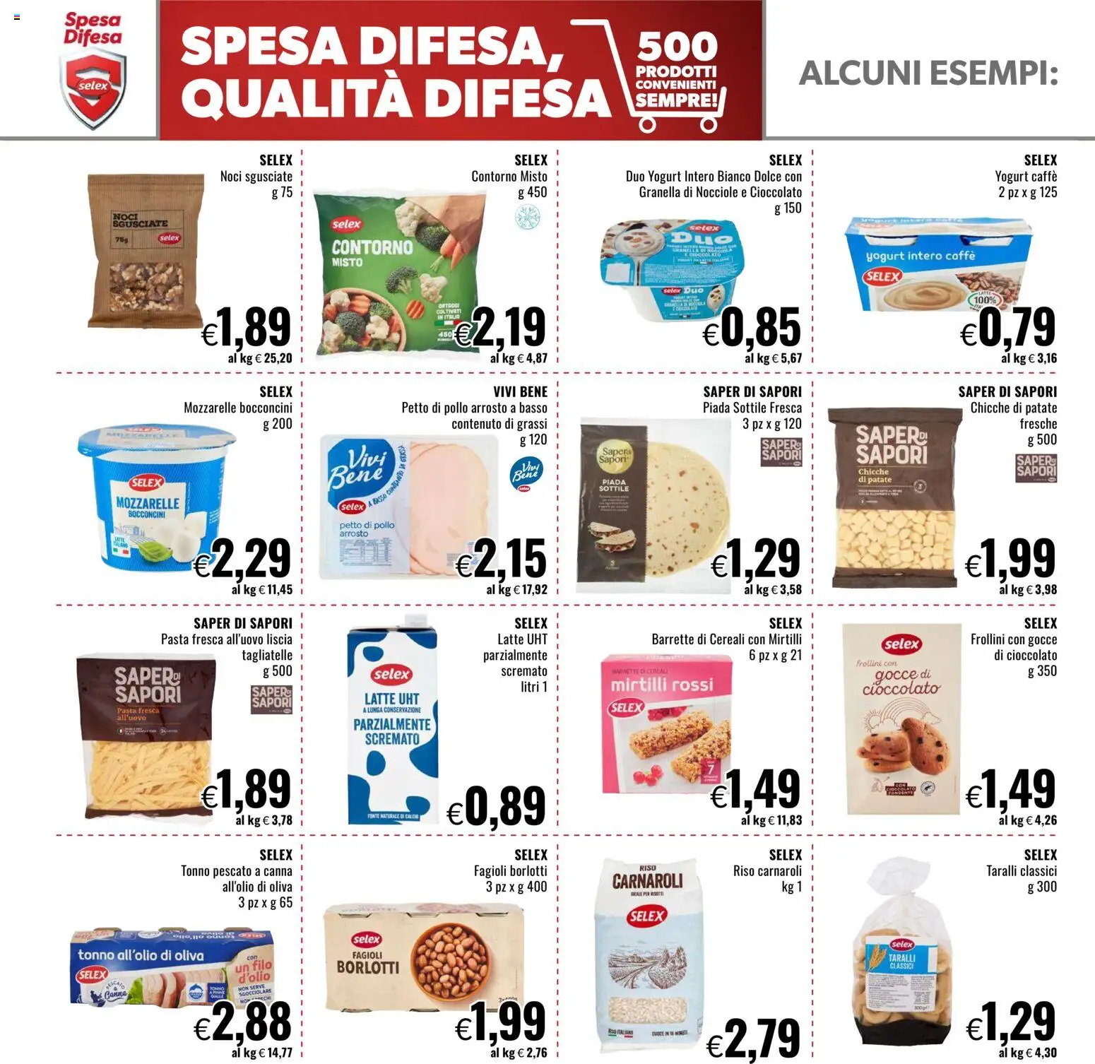 Volantino Famila del 29/10/2026 | Pagina: 20 | Prodotti: Petto di Pollo, Tè, Noci, Tonno