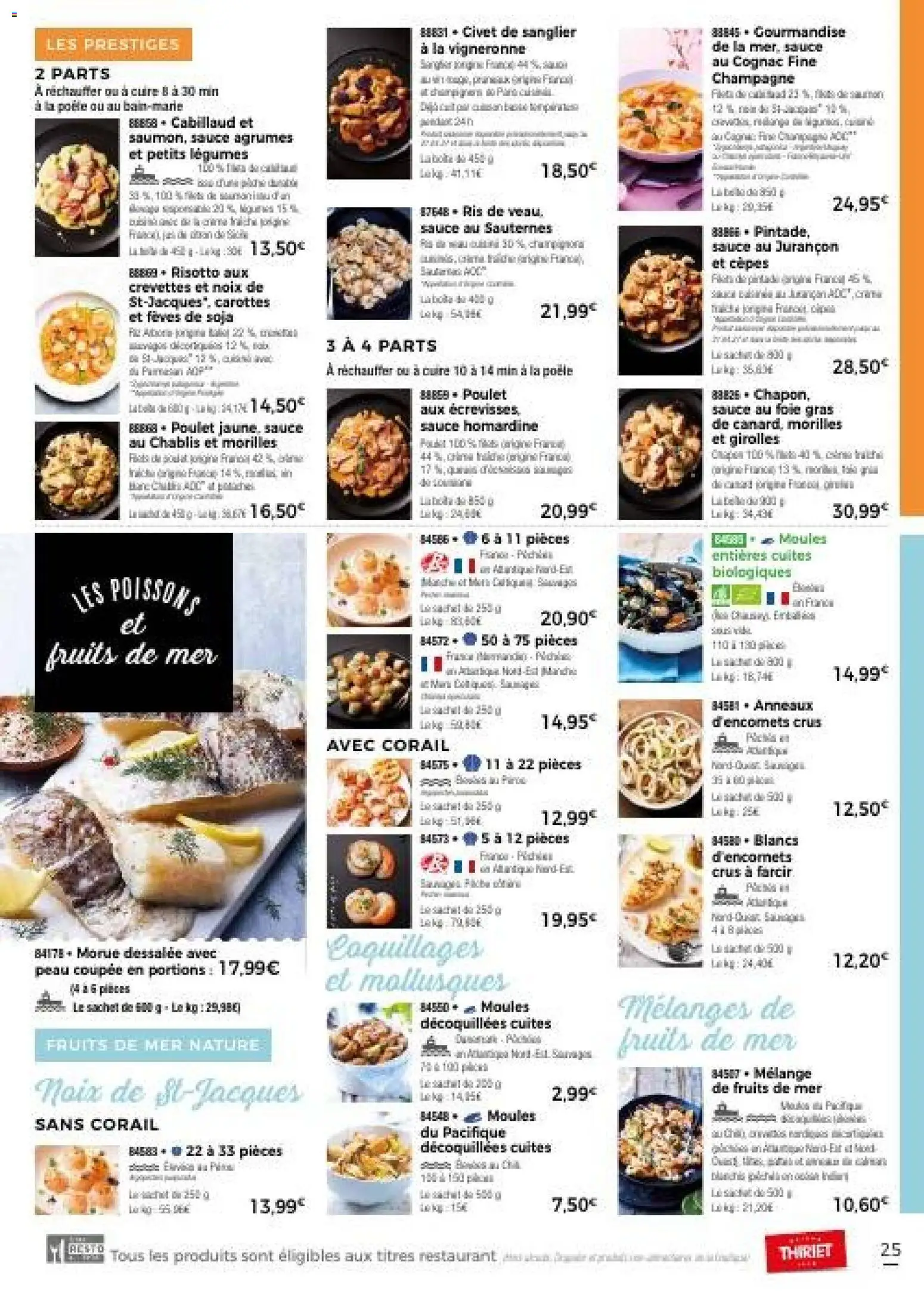 {H1} | Page: 25 | Produits: Fruits de mer, Poissons, Morue, Noix