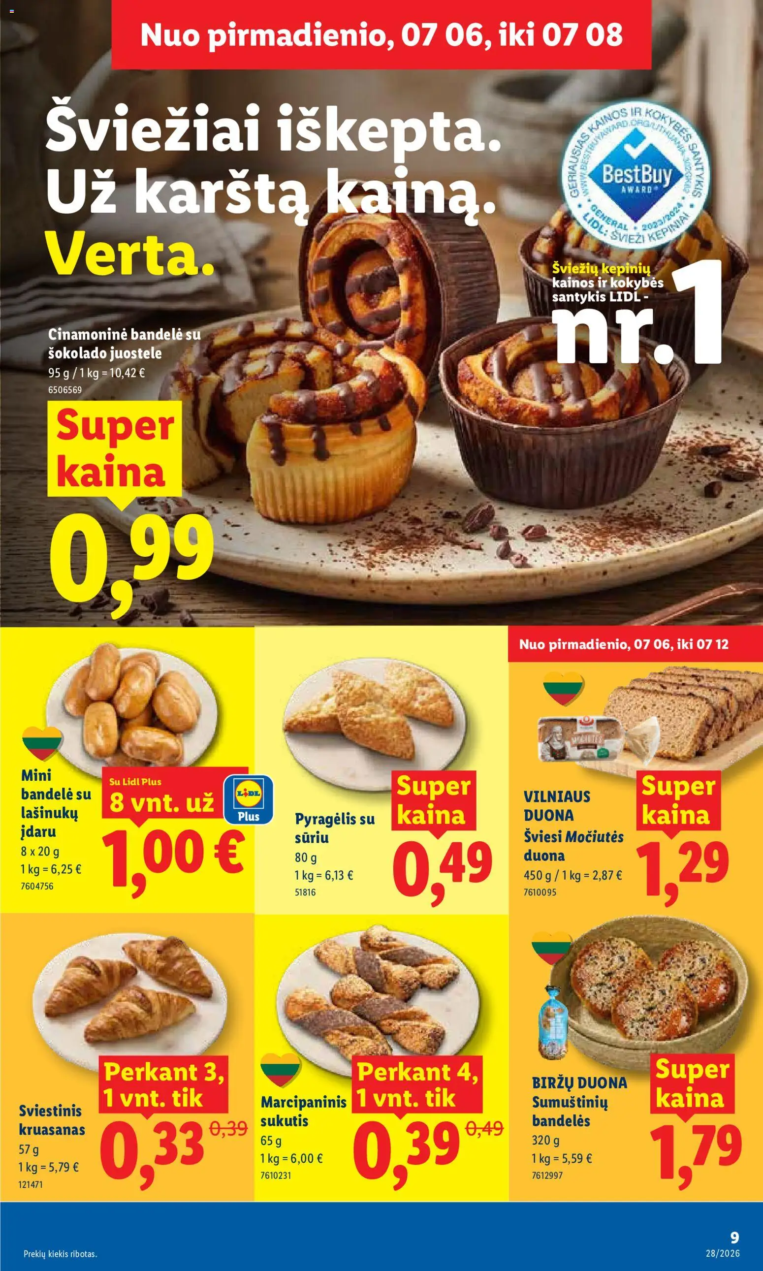 LIDL akcijos nuo 2026.07.06 | Puslapis: 9
