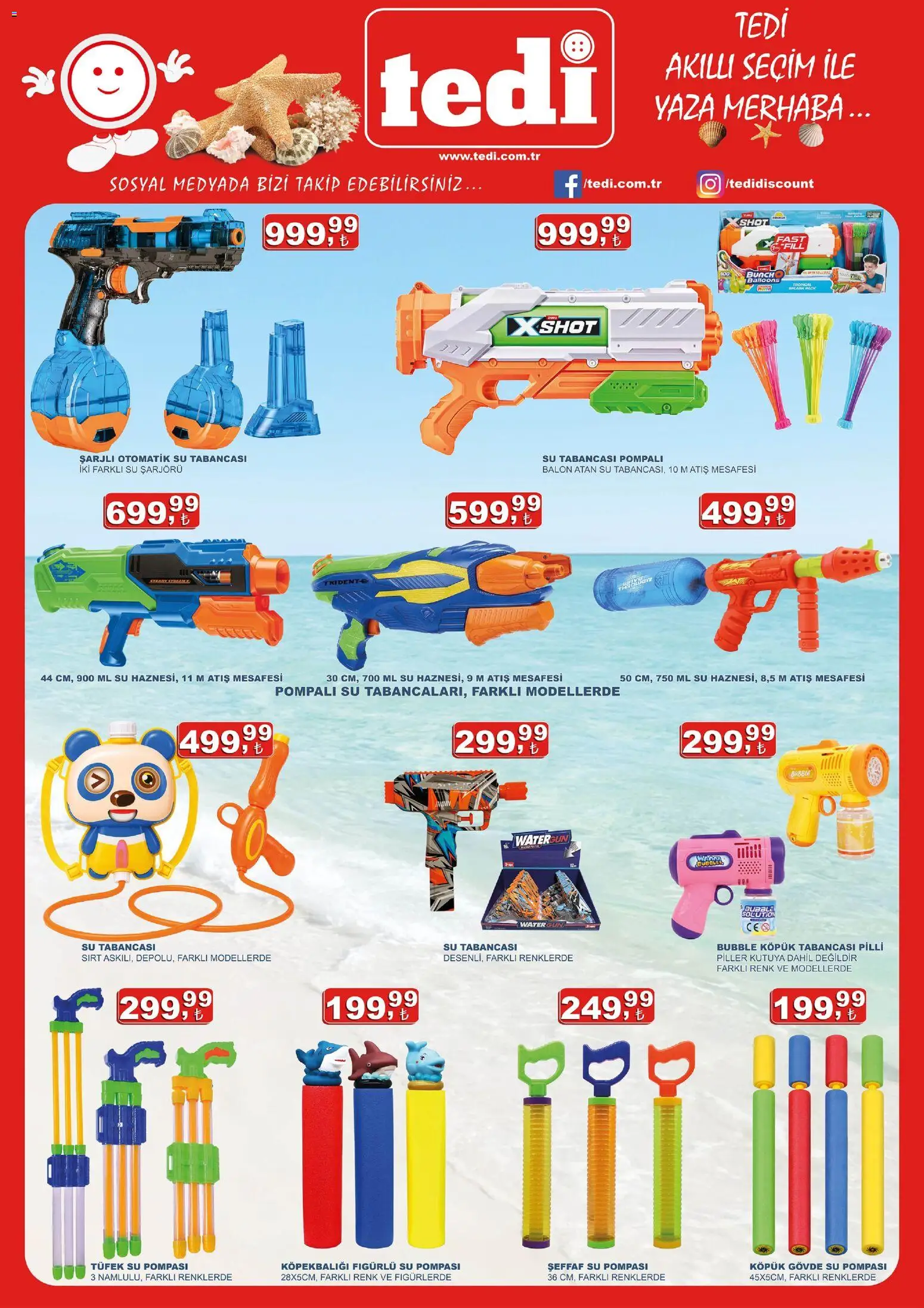 Tedi  Katalog - 17.06.2026 tarihinden itibaren geçerlidir | Sayfa: 3 | Ürünler: Su