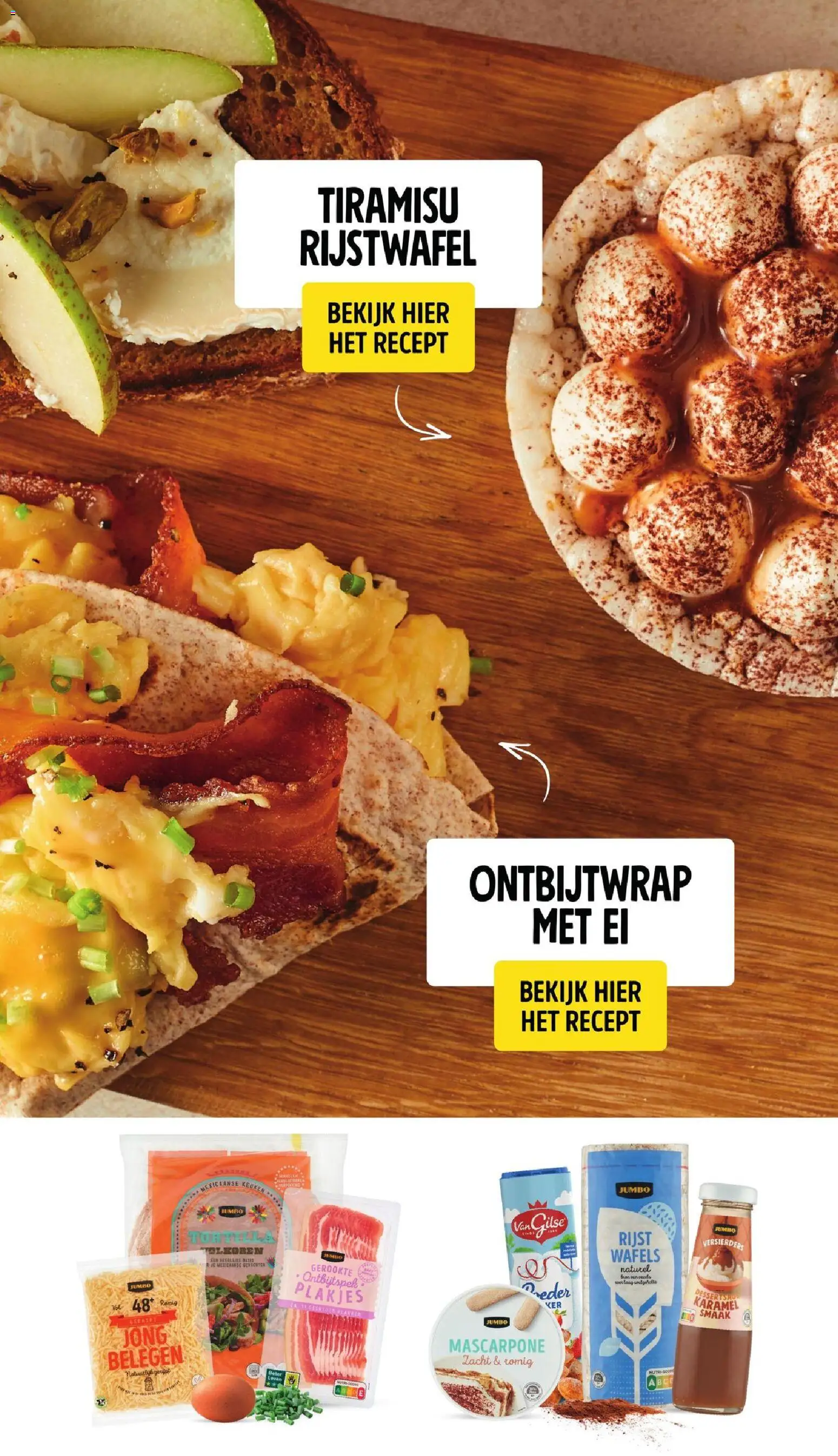 {H1} | Pagina: 58 | Producten: Tortilla's, Tiramisu, Kaas, Tortilla