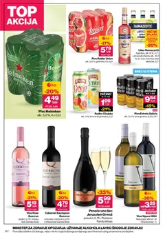 Mercator katalog akcije – veljaven od 18.06.2026 | Stran: 20 | Izdelki: Falafel, Vino, Pivo, Limona