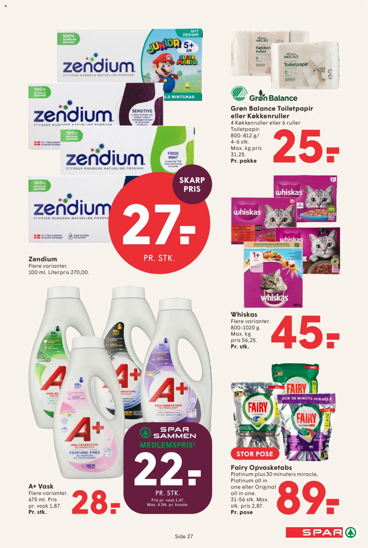 Spar tilbudsavis – gyldig fra 22.05.2026 | Side: 29 | Produkter: Toilet, Mynte