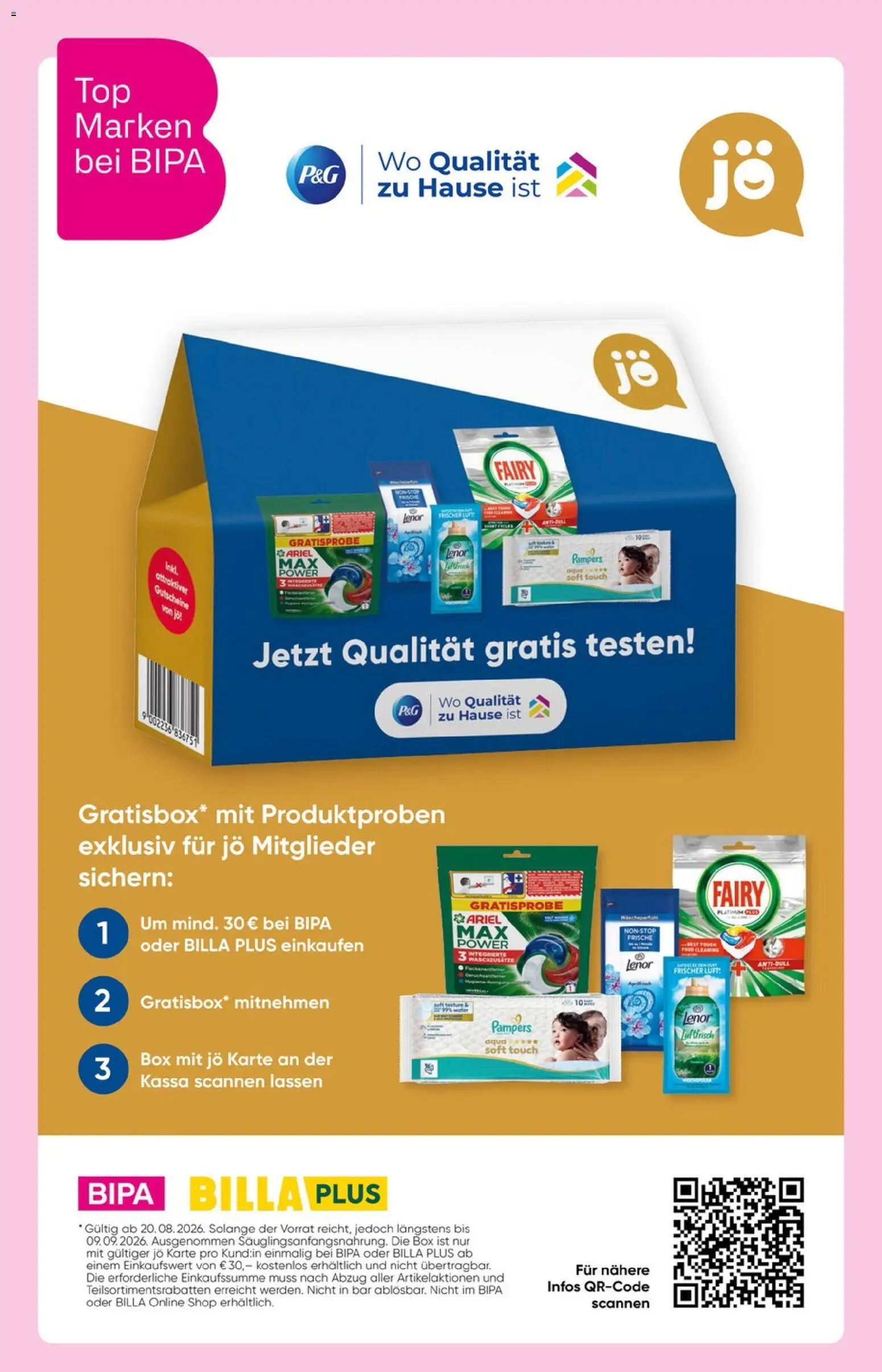 Bipa Flugblatt gültig ab 20.08.2026 | Seite: 7 | Produkte: Box, Pampers