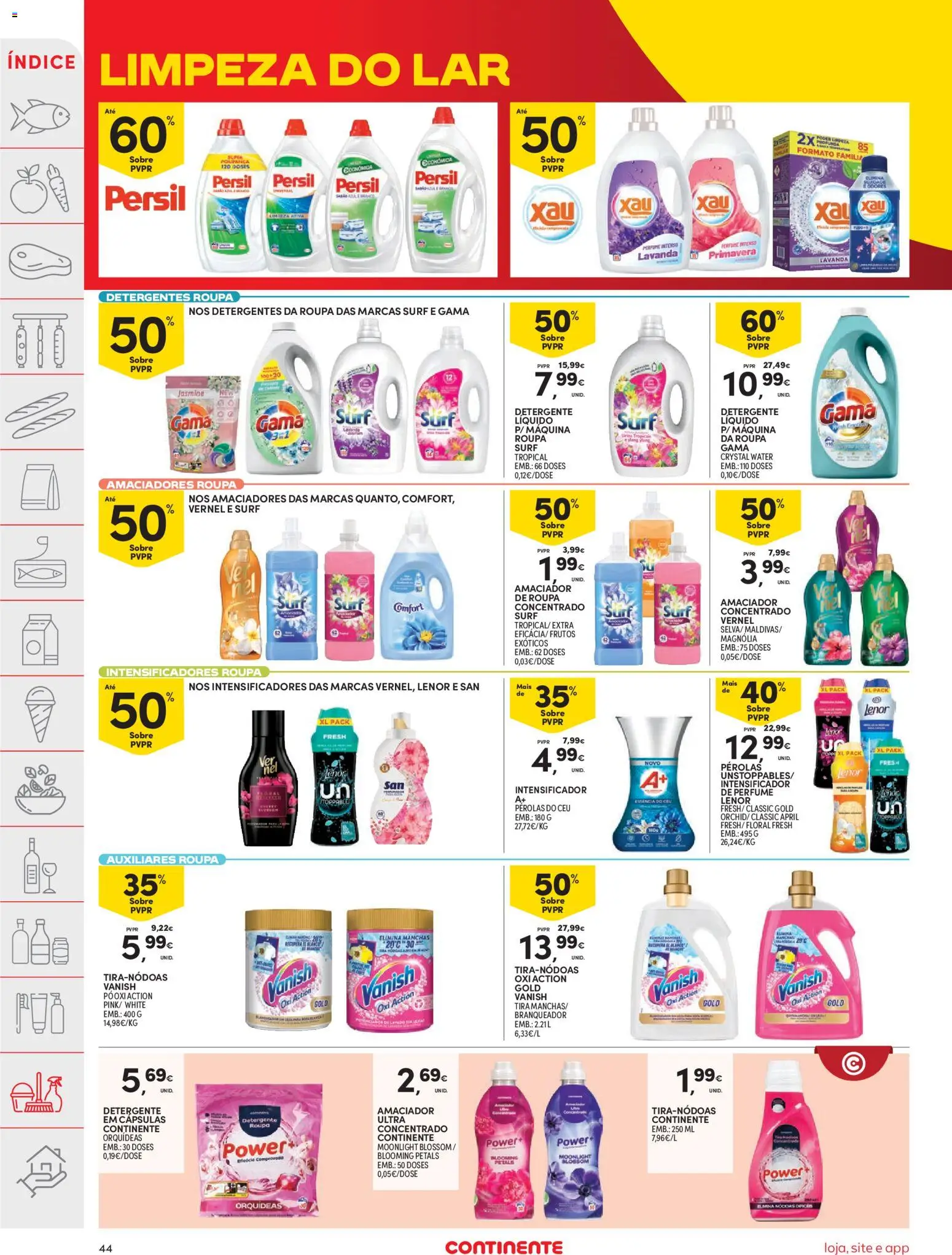 Continente folheto │ válido de 07/07/2026 | Página: 46 | Produtos: Perfume, Detergente, Persil