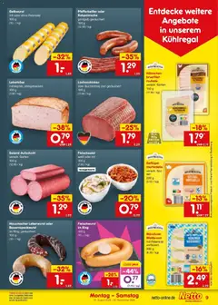 Netto Marken-Discount Prospekt Velden ab 31.08.2026 gültig | Seite: 11 | Produkte: Hahnchen, Petersilie, Fleisch, Leberkase