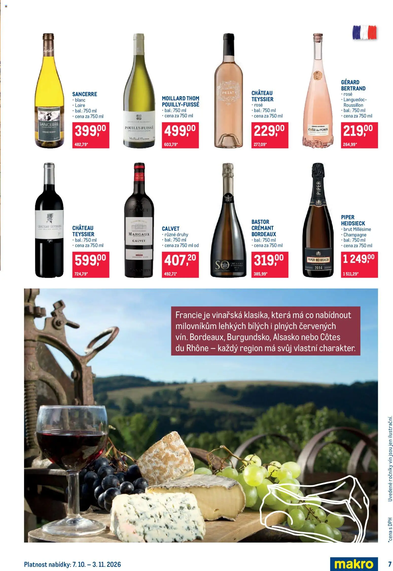 Makro leták - Pro milovníky jídla od 07.10.2026 | Strana: 7 | Produkty: Champagne