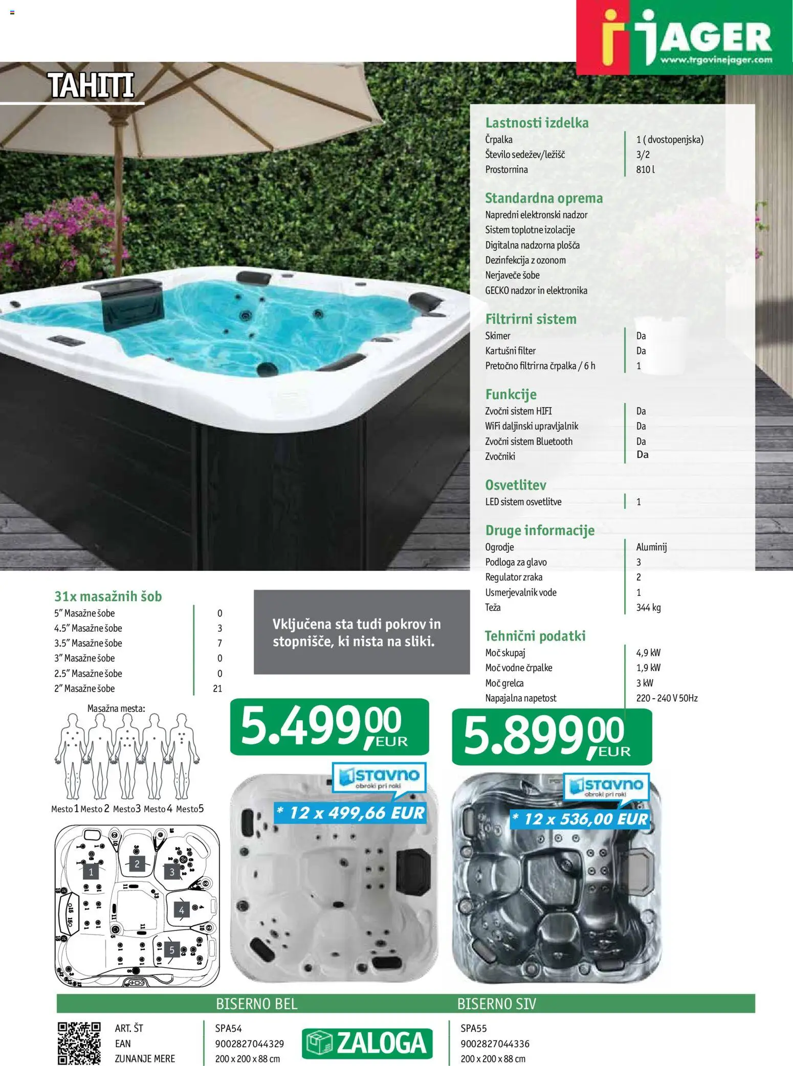 Novi Jager katalog ponudbe – veljaven od 01.10.2026 | Stran: 39 | Izdelki: Črpalka, Teza, Podloga