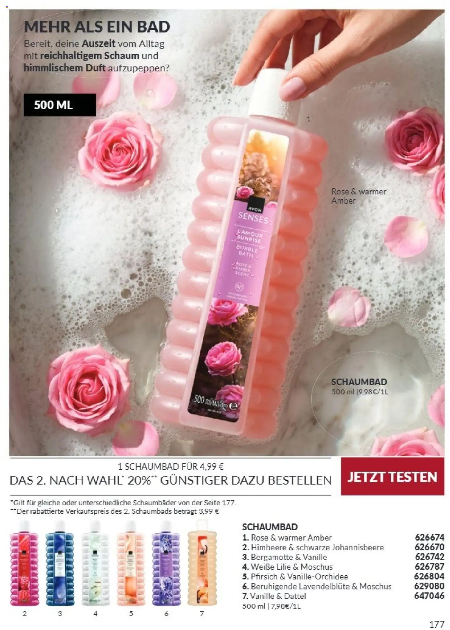 AVON Katalog September 2026 – gültig ab 01.09.2026 | Seite: 173 | Produkte: Vanille, Pfirsich, Dattel, Himbeere