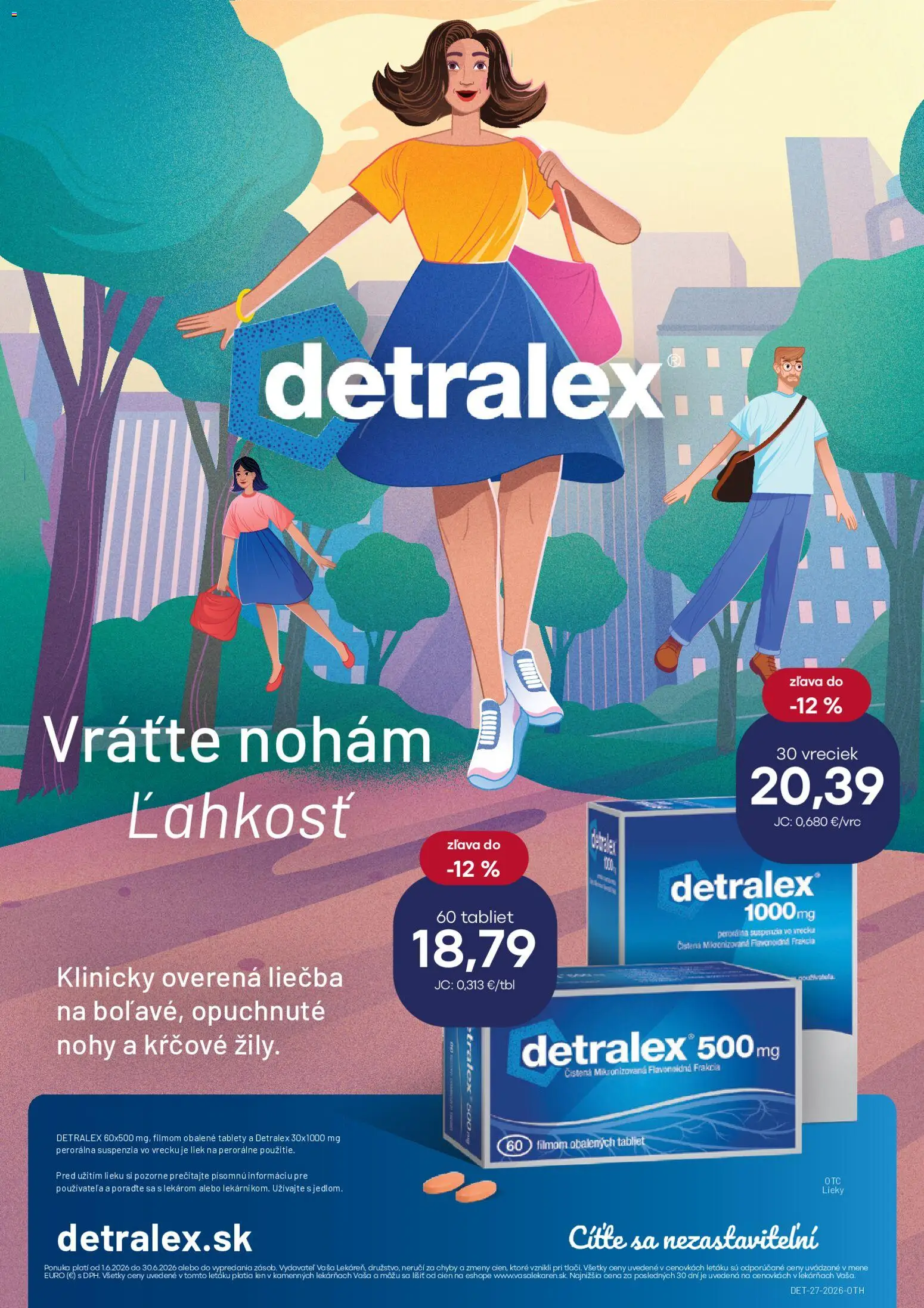 Nové Vaša lekáreň akcie – leták je platný od 01.06.2026 | Strana: 10 | Produkty: Detralex