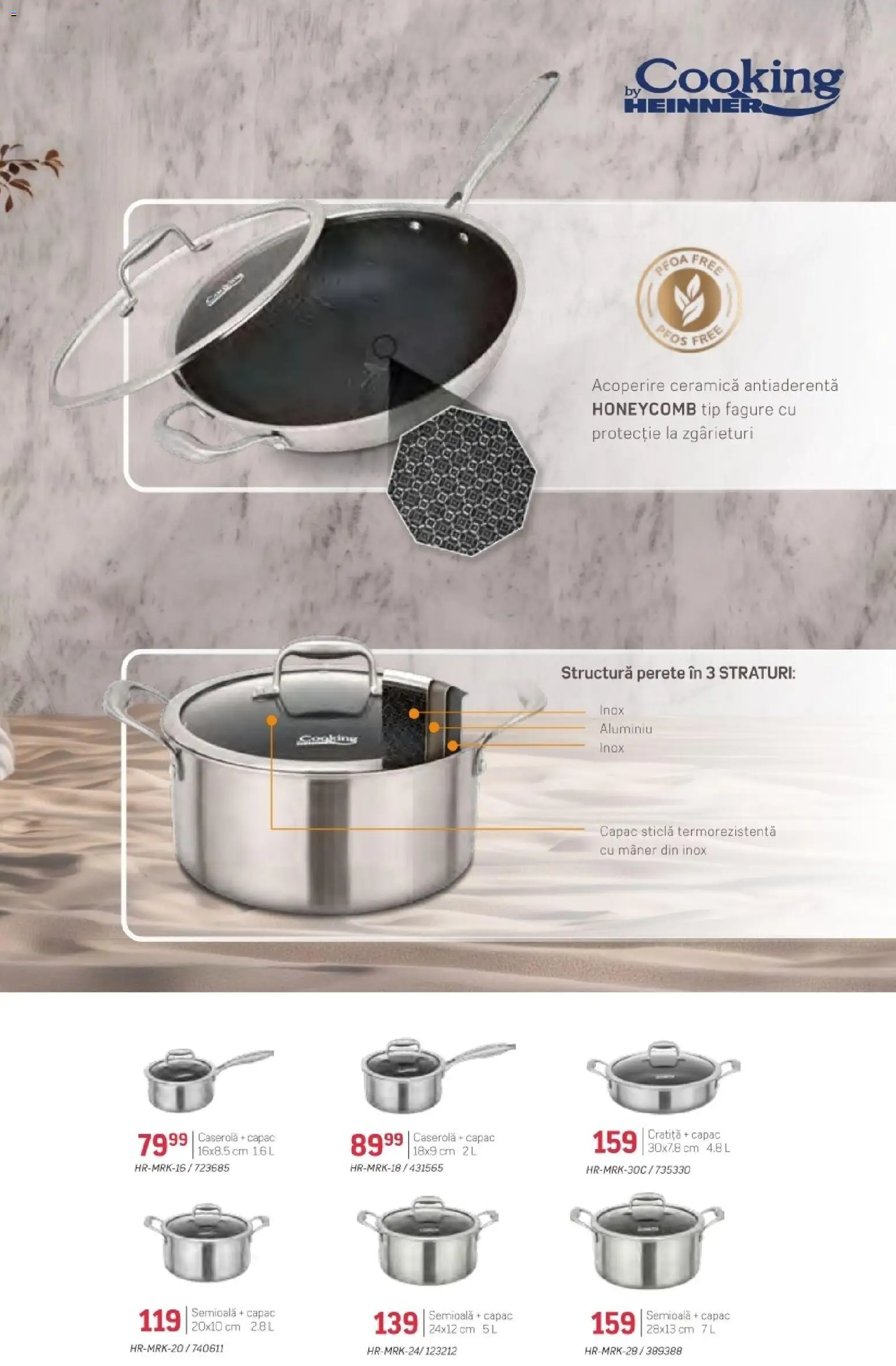 Noul catalog Selgros – valabil de la 16.10.2026 | Pagină: 3 | Produse: Cratiță, Caserola, Mâner, Tip