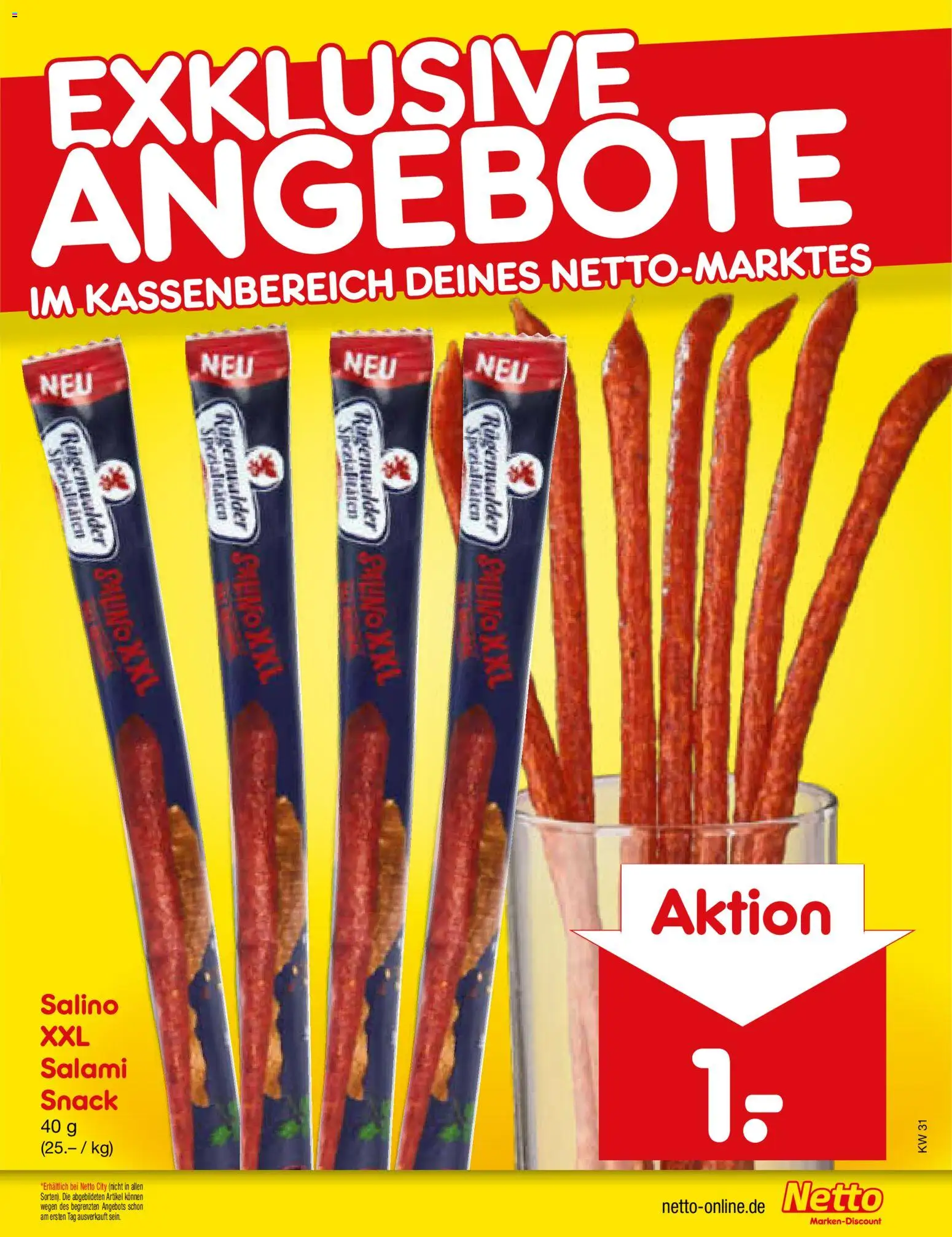 Netto Marken-Discount Prospekt – gültig ab 27.07.2026 | Seite: 31 | Produkte: Salami