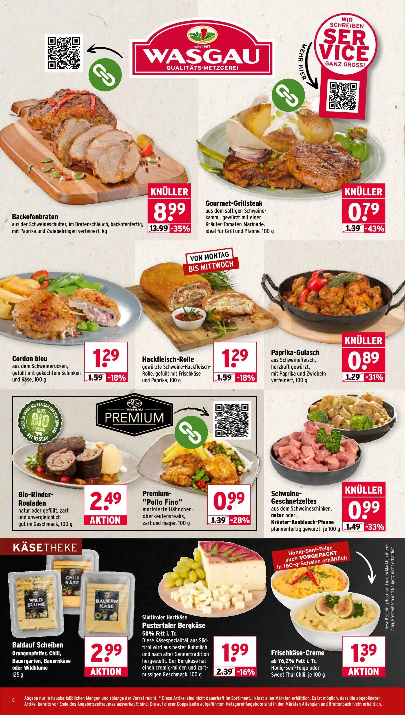 Wasgau Prospekt – gültig ab 28.09.2026 | Seite: 6 | Produkte: Grill, Paprika, Chili, Fleisch