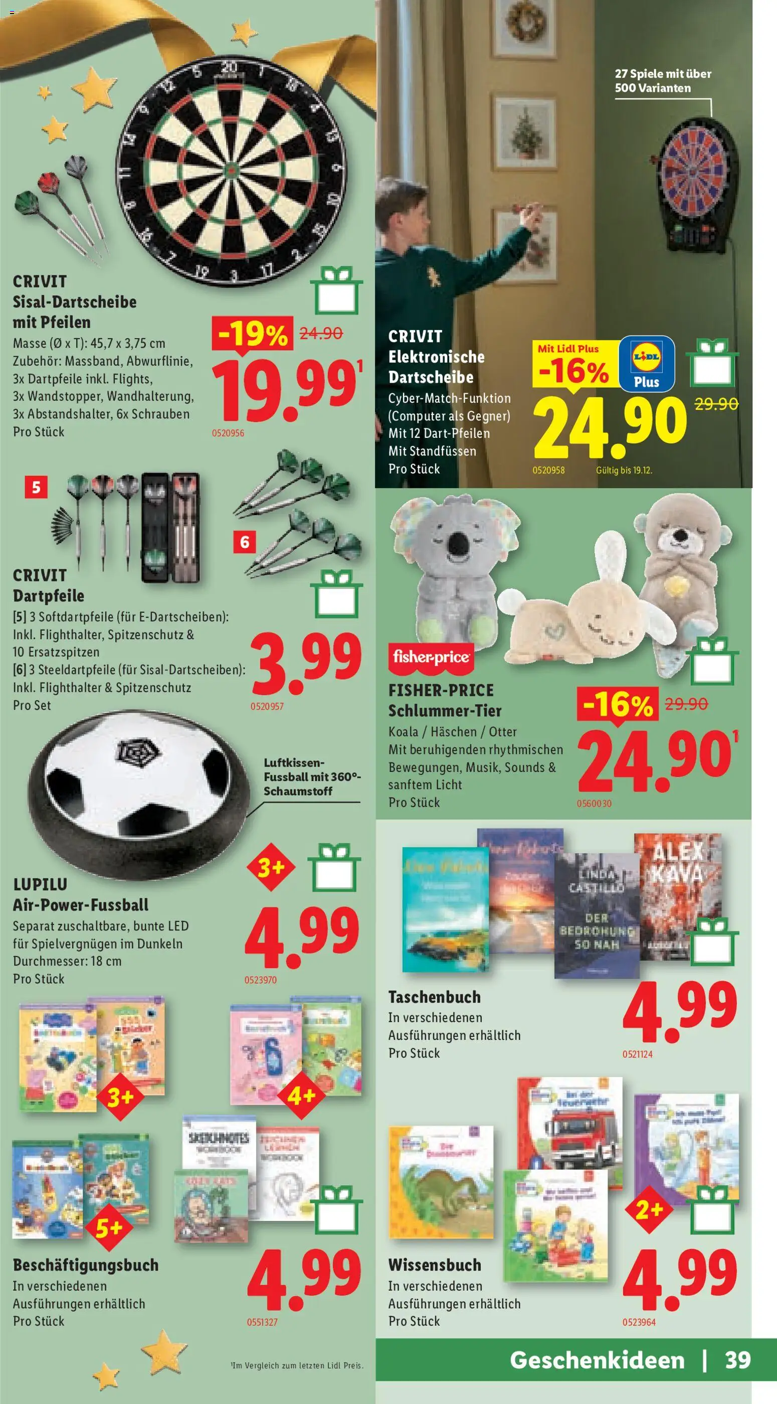Lidl aktionen Spielwaren – gültig ab 29.10.2026 | Seite: 39