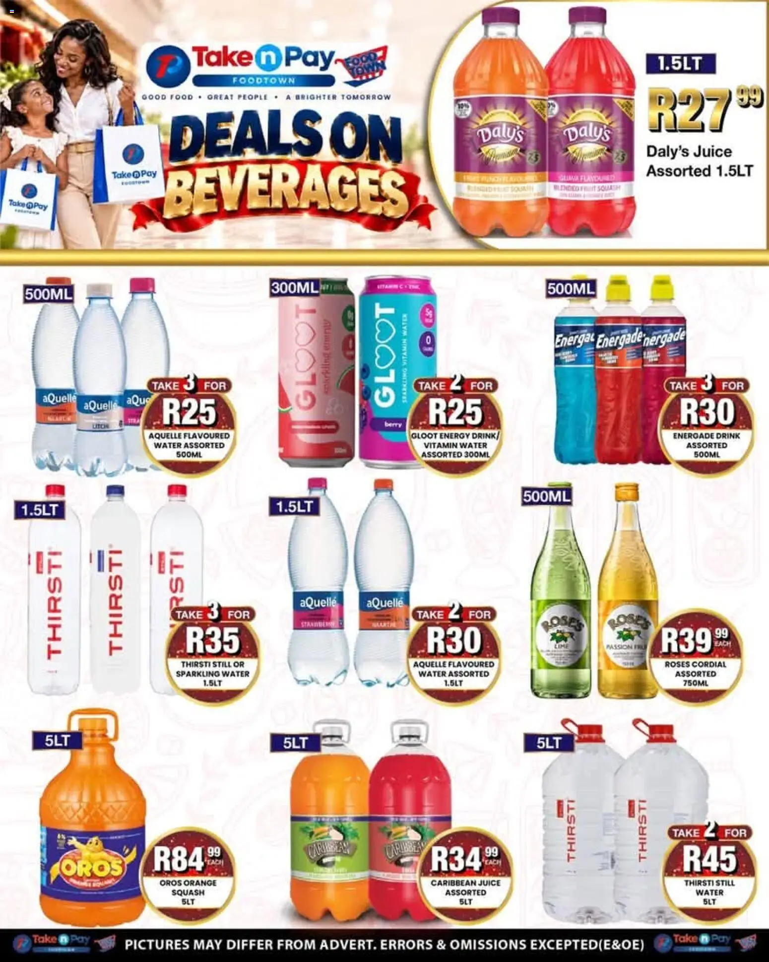 New Take n Pay catalogue – valid from 19/10/2026 | Page: 15 | Products: Beverages, Squash, Juice, Energy drink