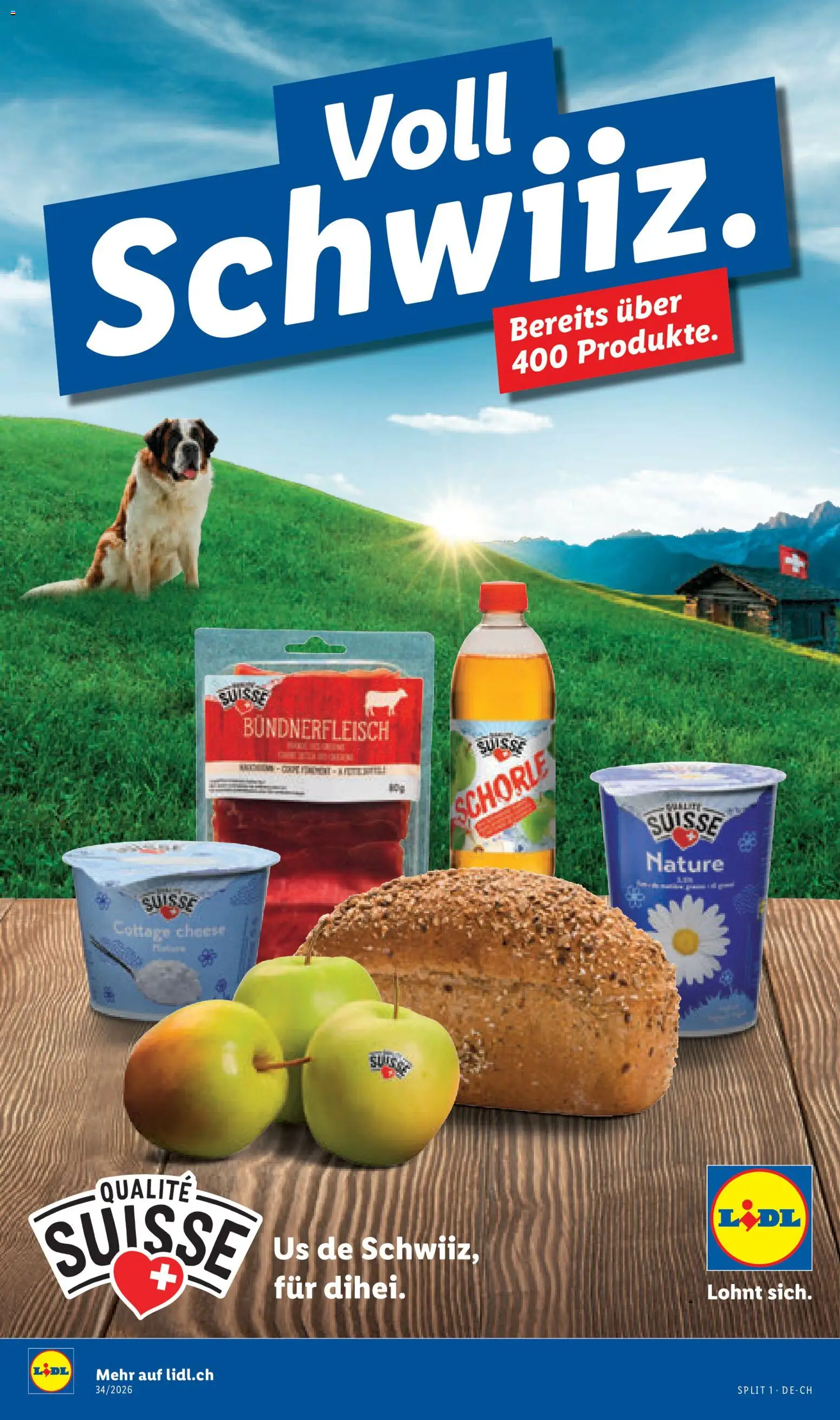 Lidl aktionen Qualité Suisse – gültig ab 20.08.2026 | Seite: 1