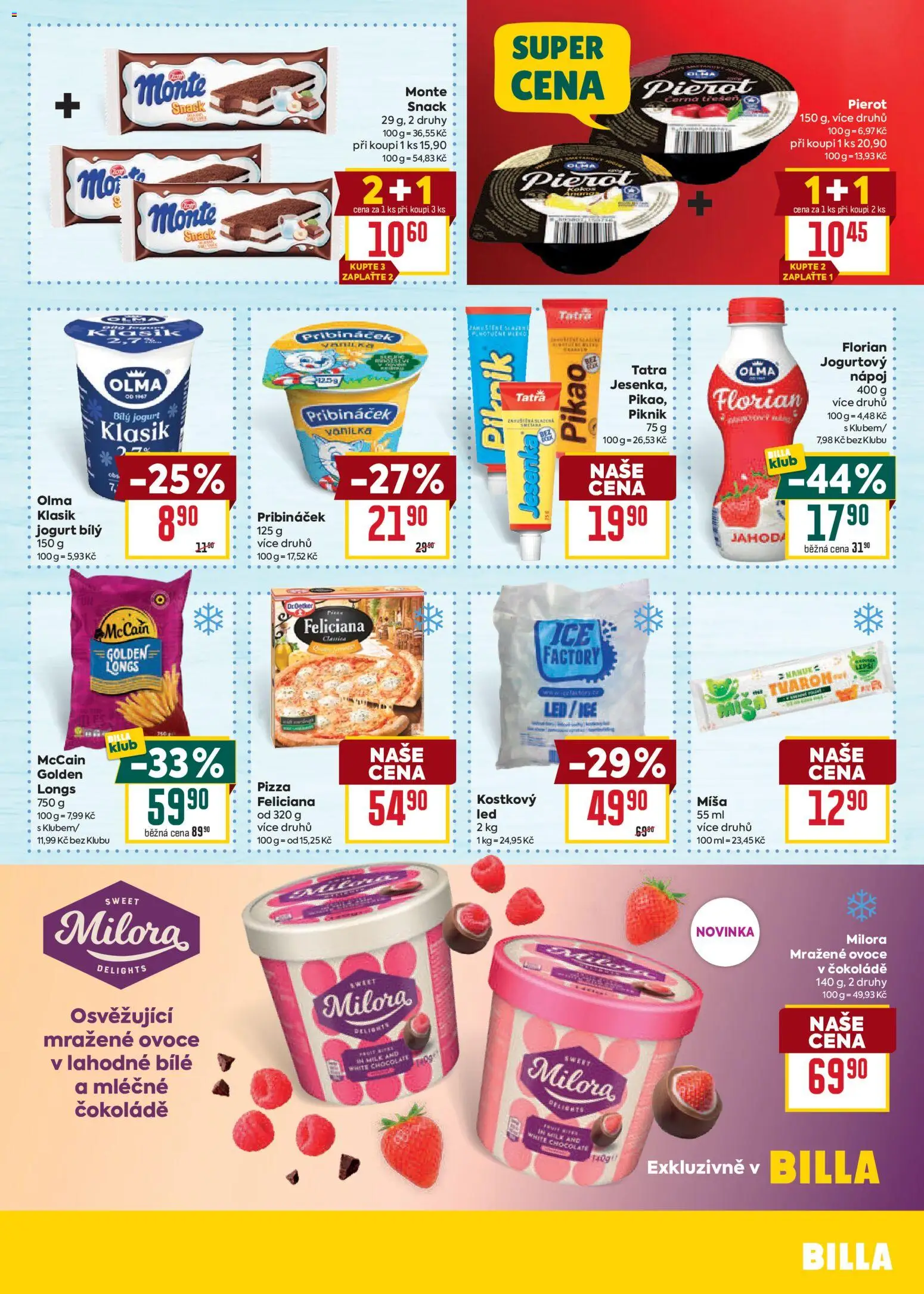 Billa Velký leták od 15.07.2026 | Strana: 19 | Produkty: Ovoce, Pribináček, Vanilka, LED
