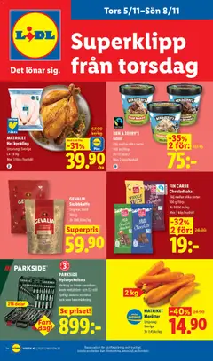 Lidl - erbjudanden - Förhandsvisning av reklamblad från butik Lidl aktuell från 02/11/2026 | Sida: 28