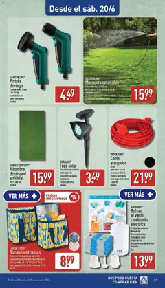 Vista previa Aldi folleto Canarias válido desde el 15.06.2026 | Página: 31 | Productos: Manguera, Cable, Bolsa, Ρούτερ