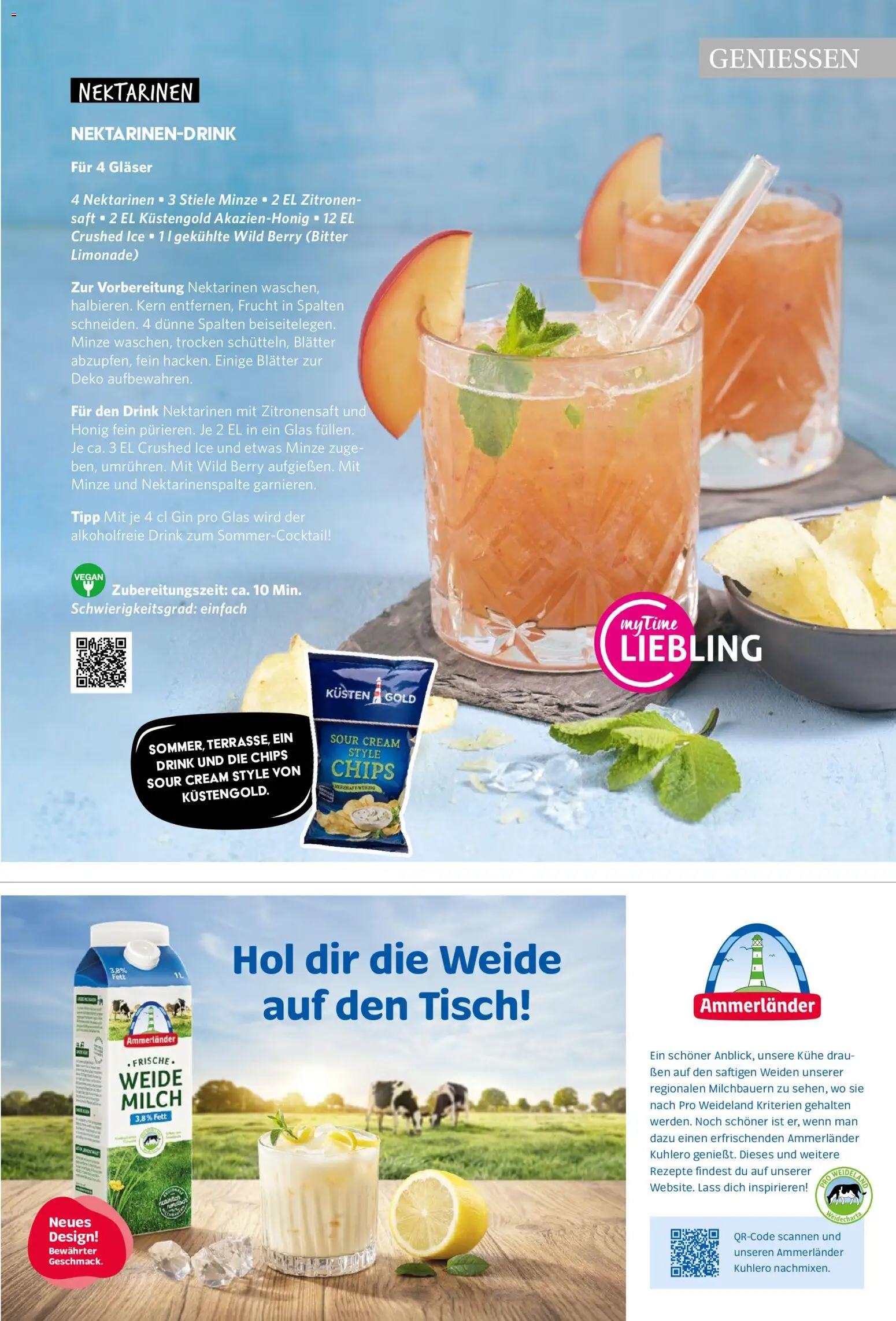 Combi myTime Juni 2026 – gültig ab 01.06.2026 | Seite: 29 | Produkte: Nektarinen, Limonade, Gin, Zitronen