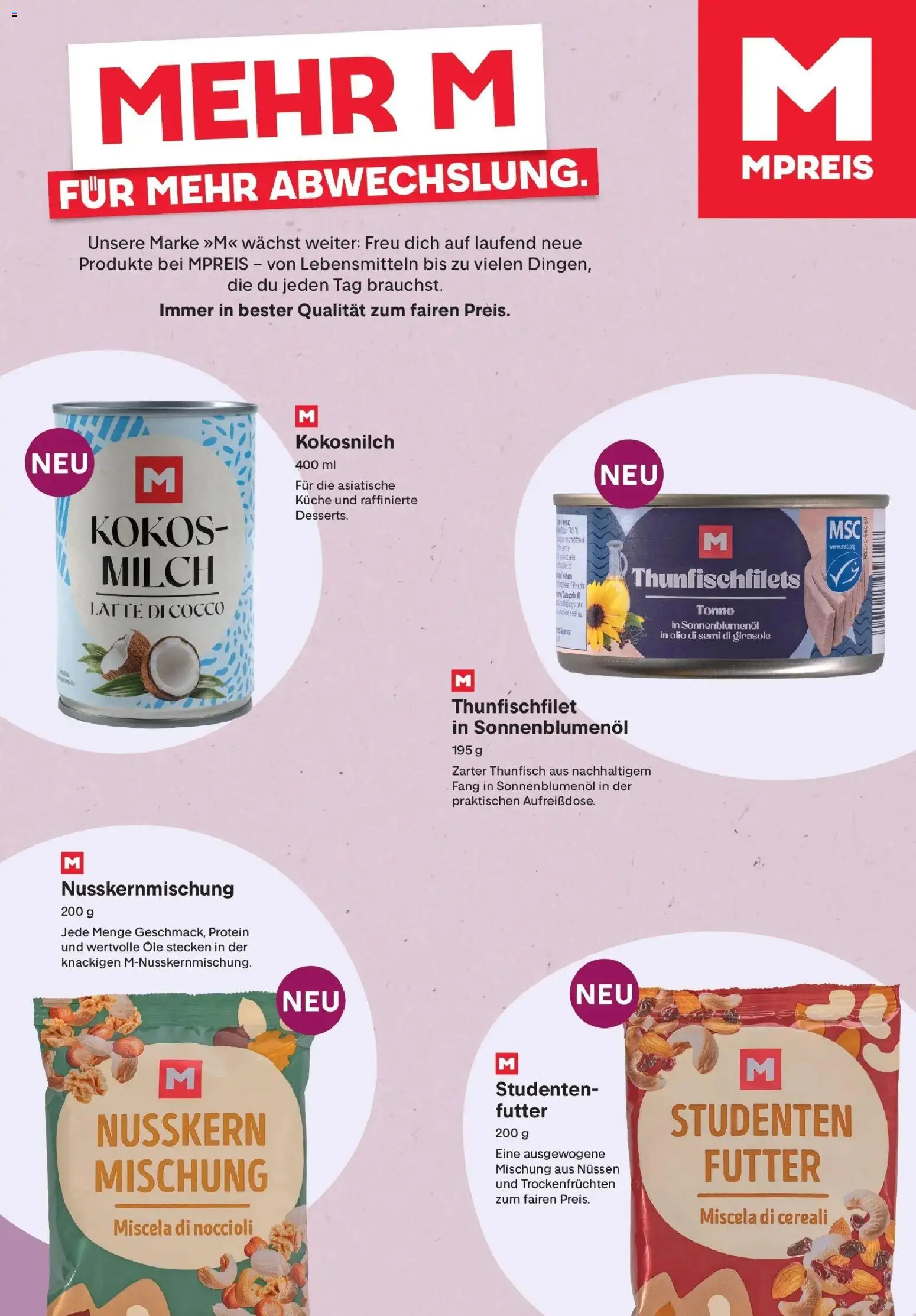 MPREIS Pfunds von 24.09.2026 - Aktuelle Angebote | Seite: 17 | Produkte: Milch