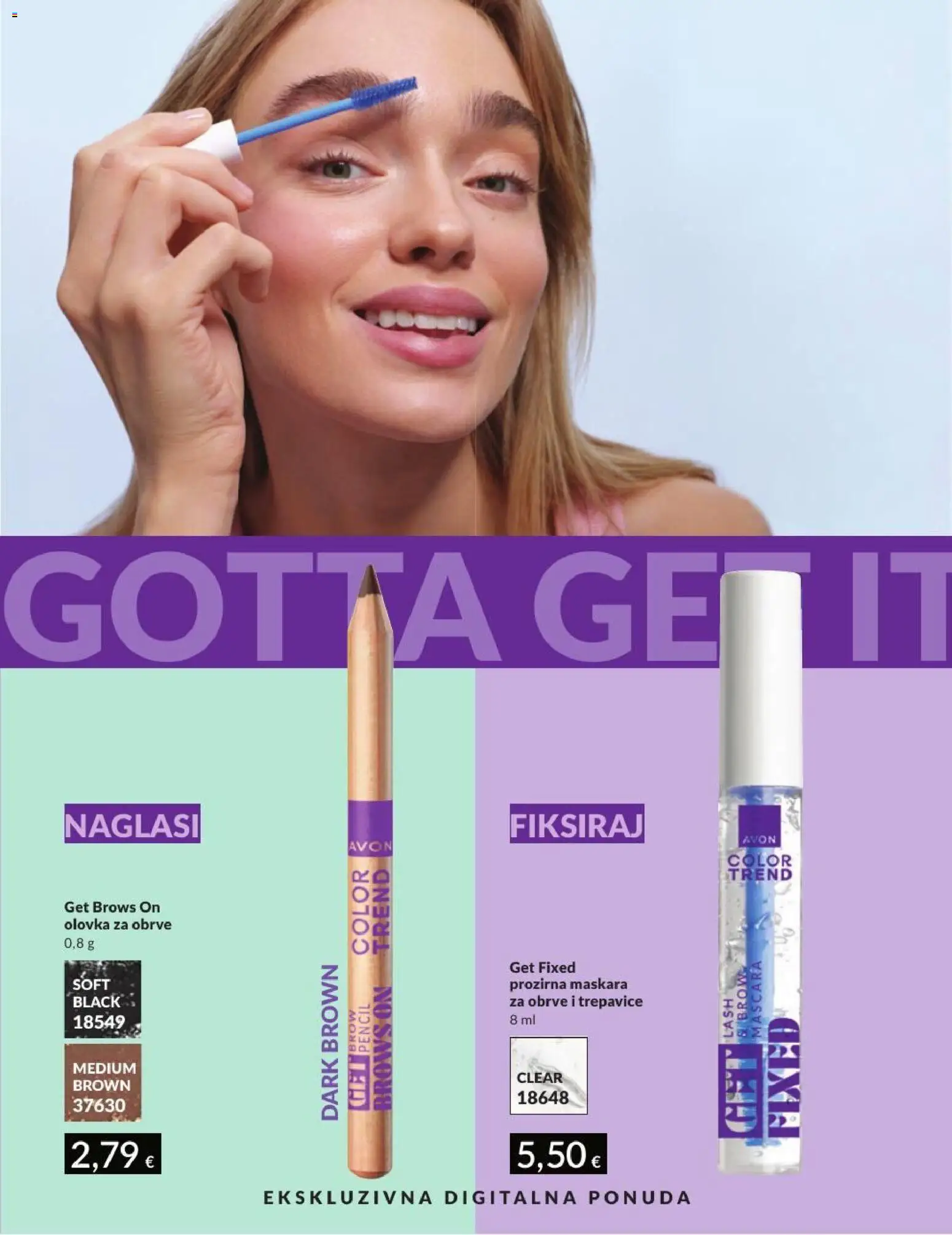 Avon katalog | vrijedi od 30.06.2026 | Stranica: 185 | Proizvodi: Maskara, Olovka za obrve