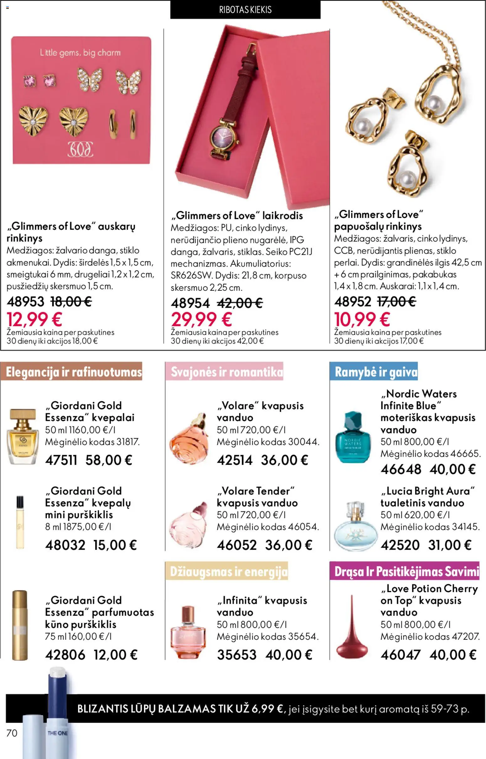 Oriflame akcijos nuo 22.04.2026 | Puslapis: 70