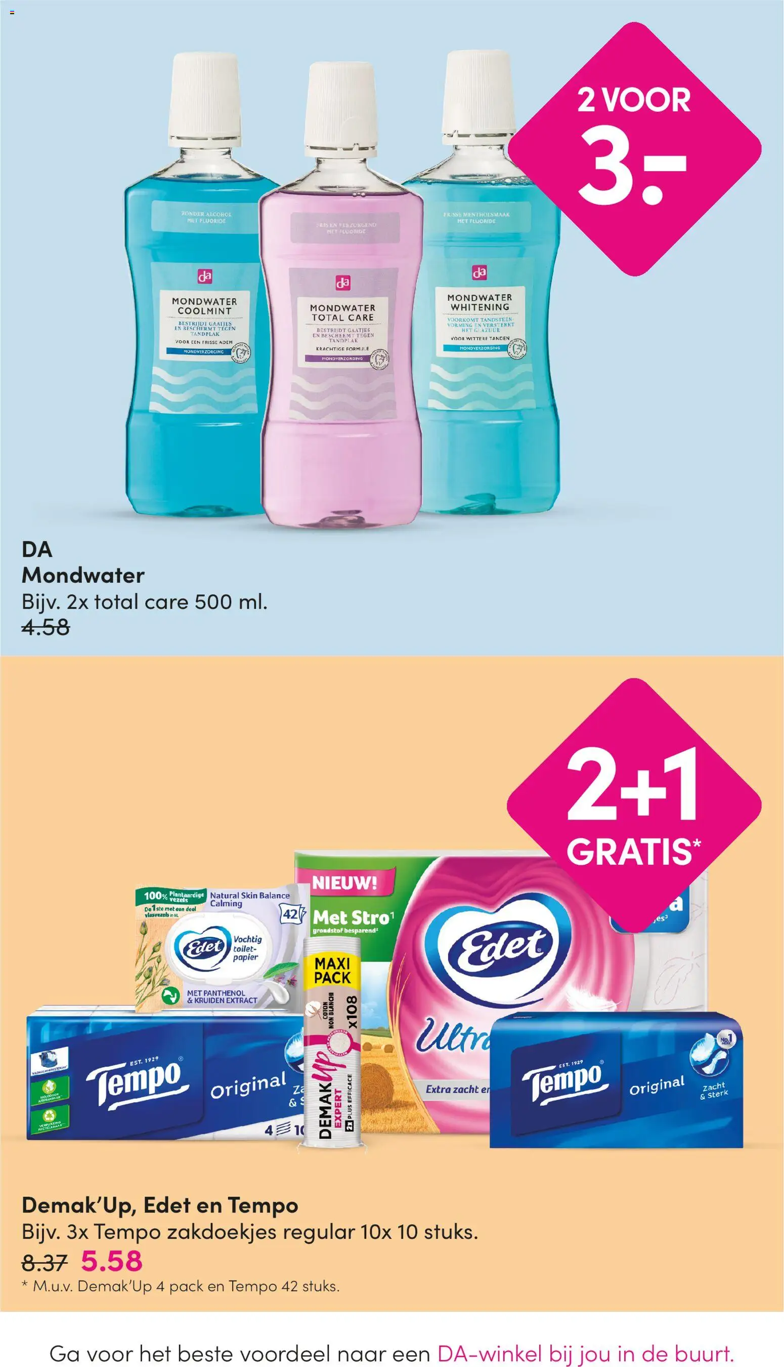 {H1} | Pagina: 32 | Producten: Mondwater, Papier, Toilet, Mondverzorging