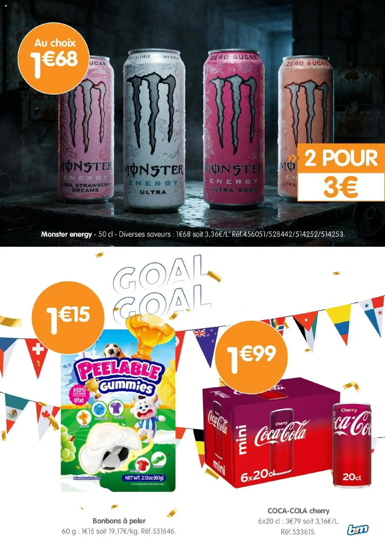 {H1} | Page: 9 | Produits: Sucre, Coca cola, Bonbons