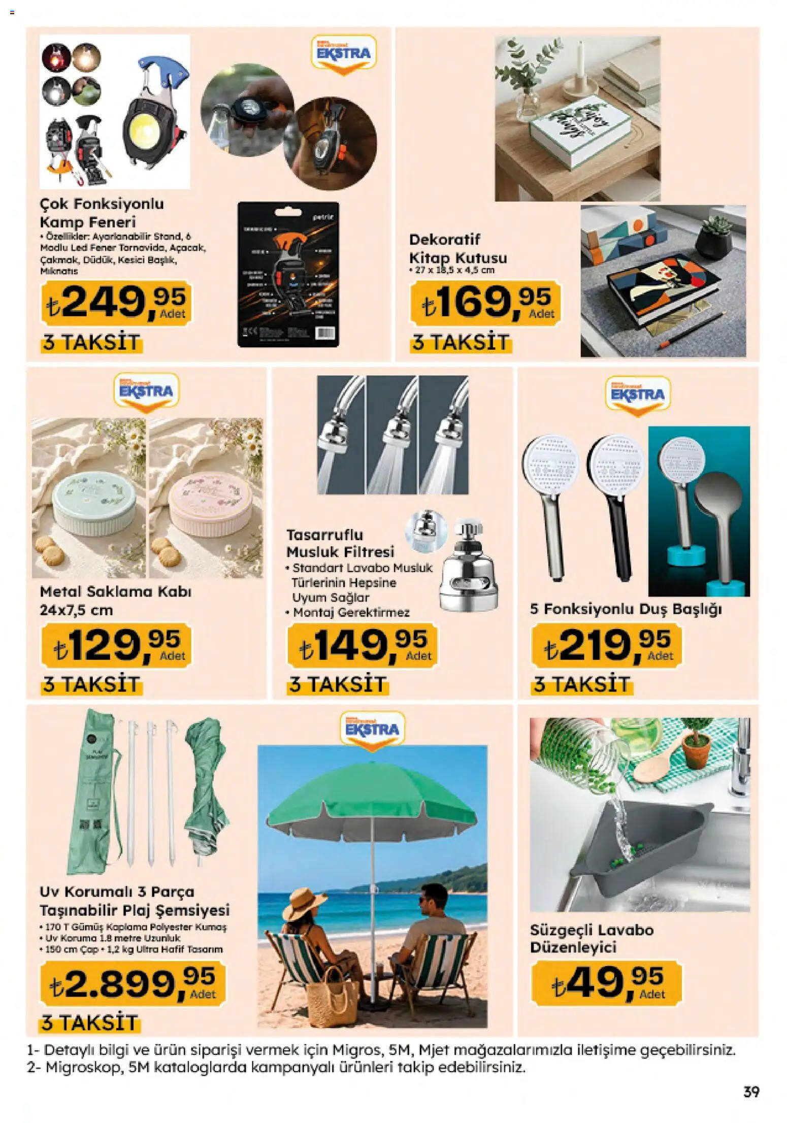 Migros Katalog - 5M Migroskop Dijital - 06 Ağustos 2026 tarihinden itibaren geçerlidir | Sayfa: 153 | Ürünler: Lavabo, Duş, Kesici