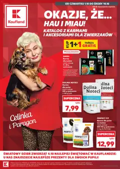 Náhled letáku Kaufland Polsko leták - Katalog z karmami i akcesoriami dla zwierzaków od 01.10.2026