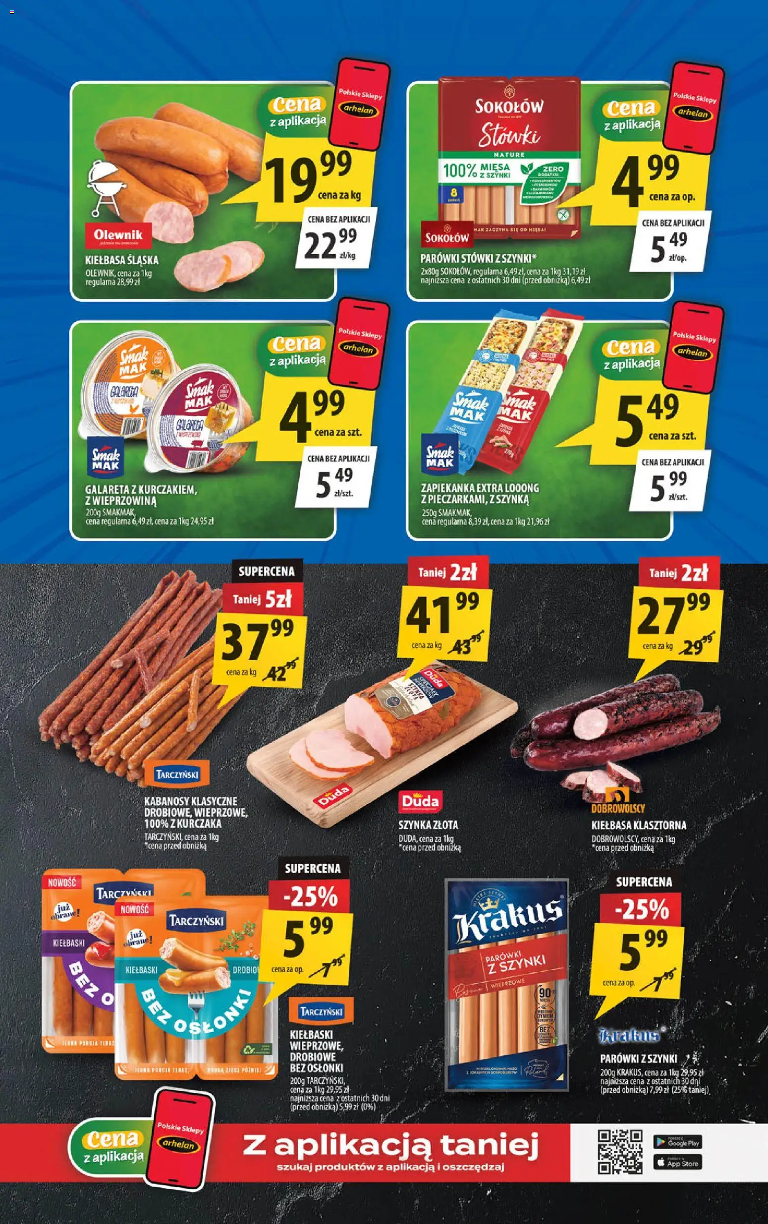 Arhelan gazetka od 22.05.2026 | Strona: 5 | Produkty: Kiełbasa, Zapiekanka, Kiełbaski, Wieprzowina