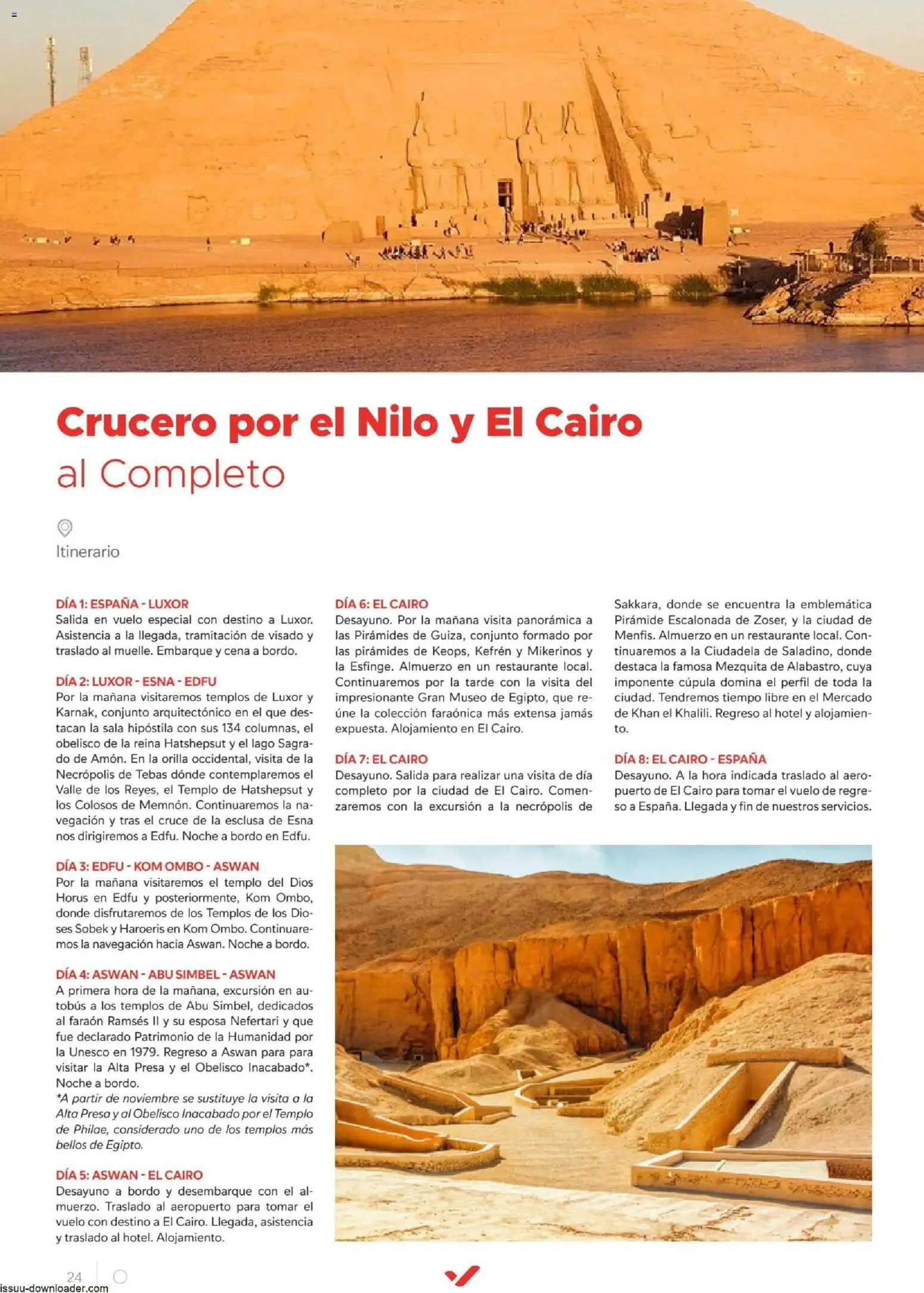 Halcón Viajes Egípto │ válido desde el 06/07/2026 | Página: 24 | Productos: Navegación