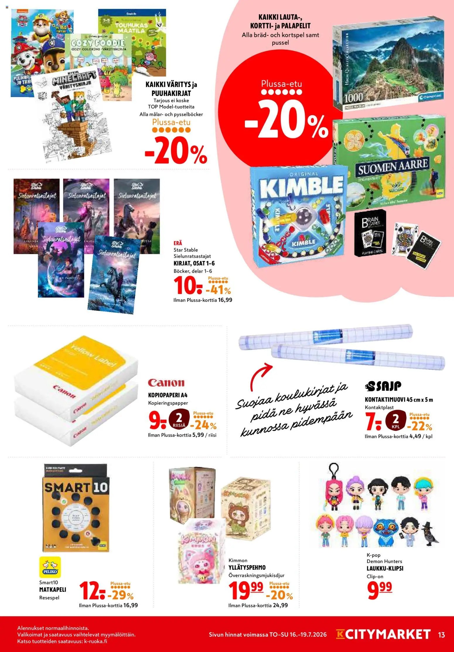 K-Citymarket tarjoukset – voimassa 16/07/2026 alkaen | Sivu: 13